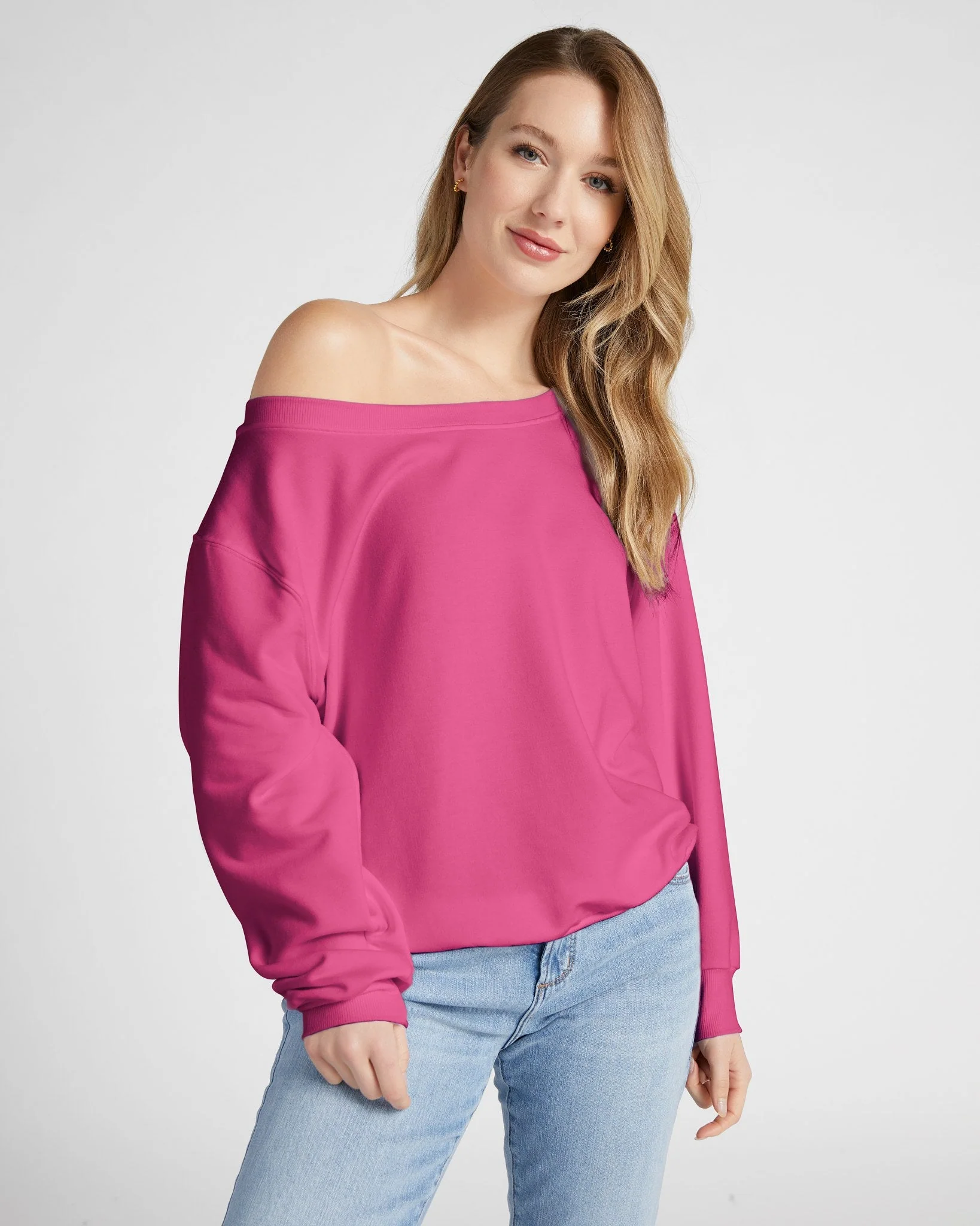 Brooksville One Shoulder Sweatshirt - Image 19