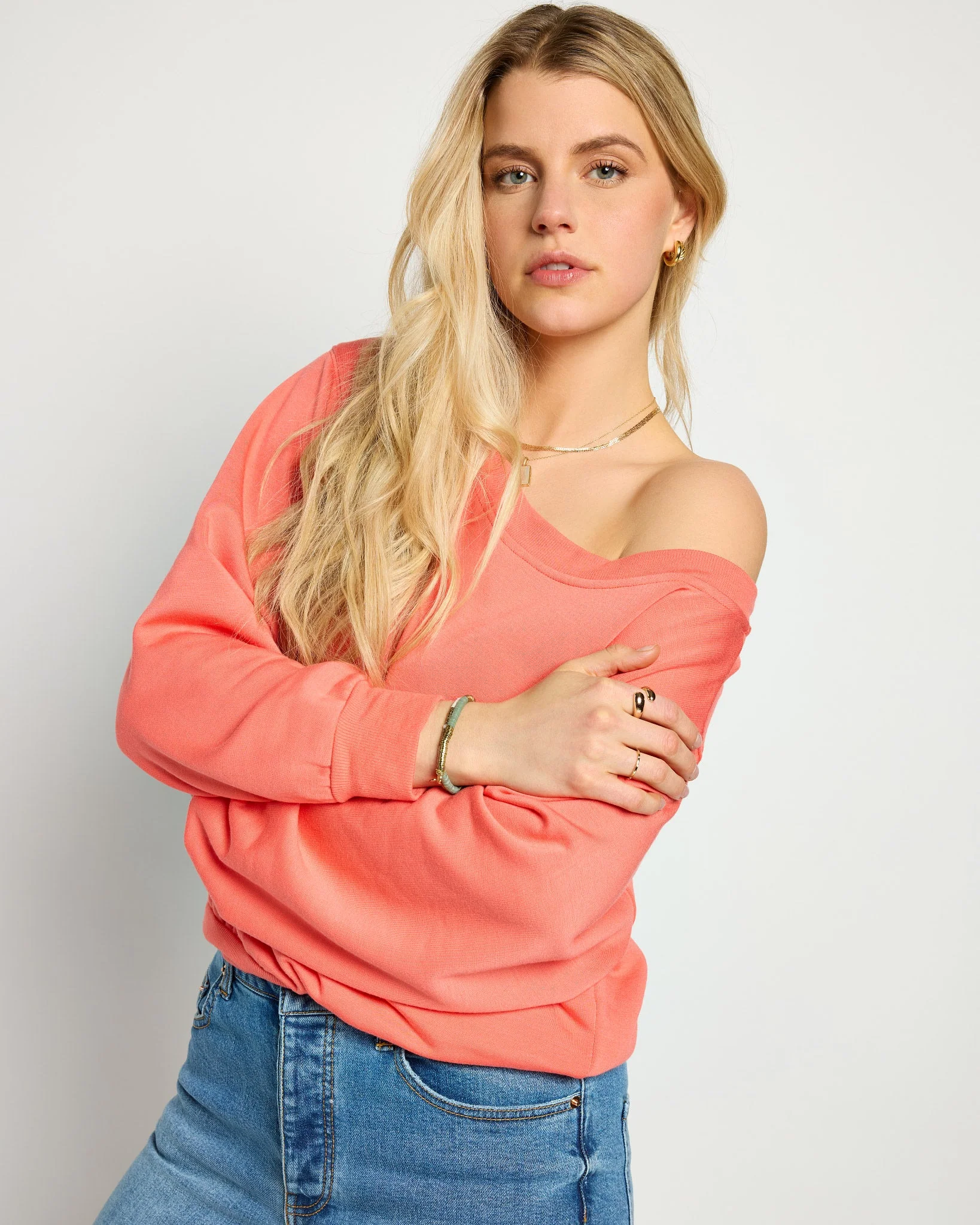Brooksville One Shoulder Sweatshirt - Image 28