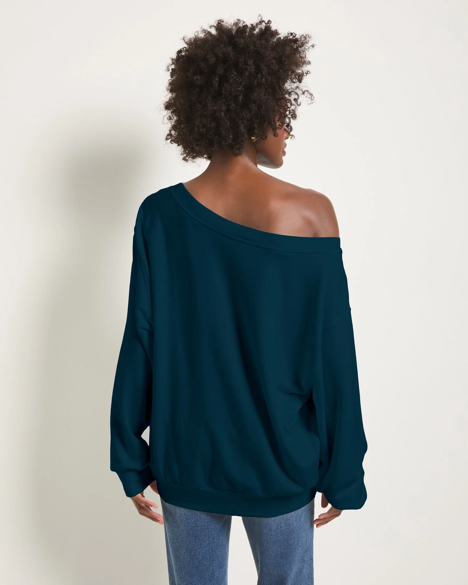 Brooksville One Shoulder Sweatshirt - Image 34