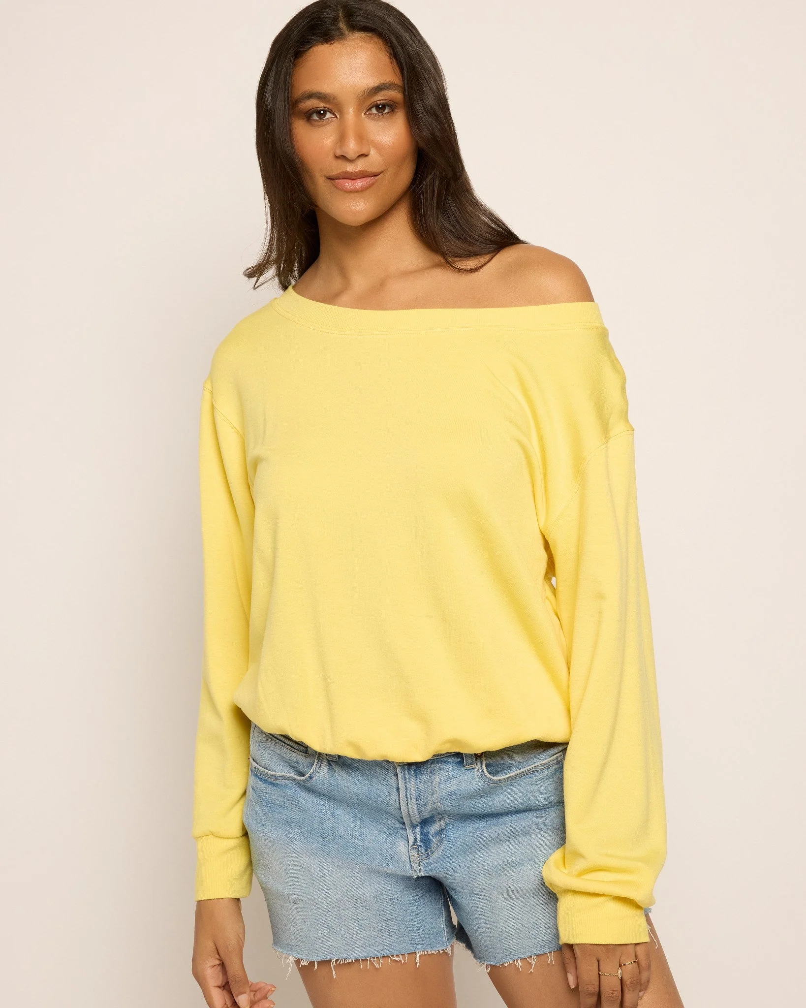 Brooksville One Shoulder Sweatshirt - Image 41