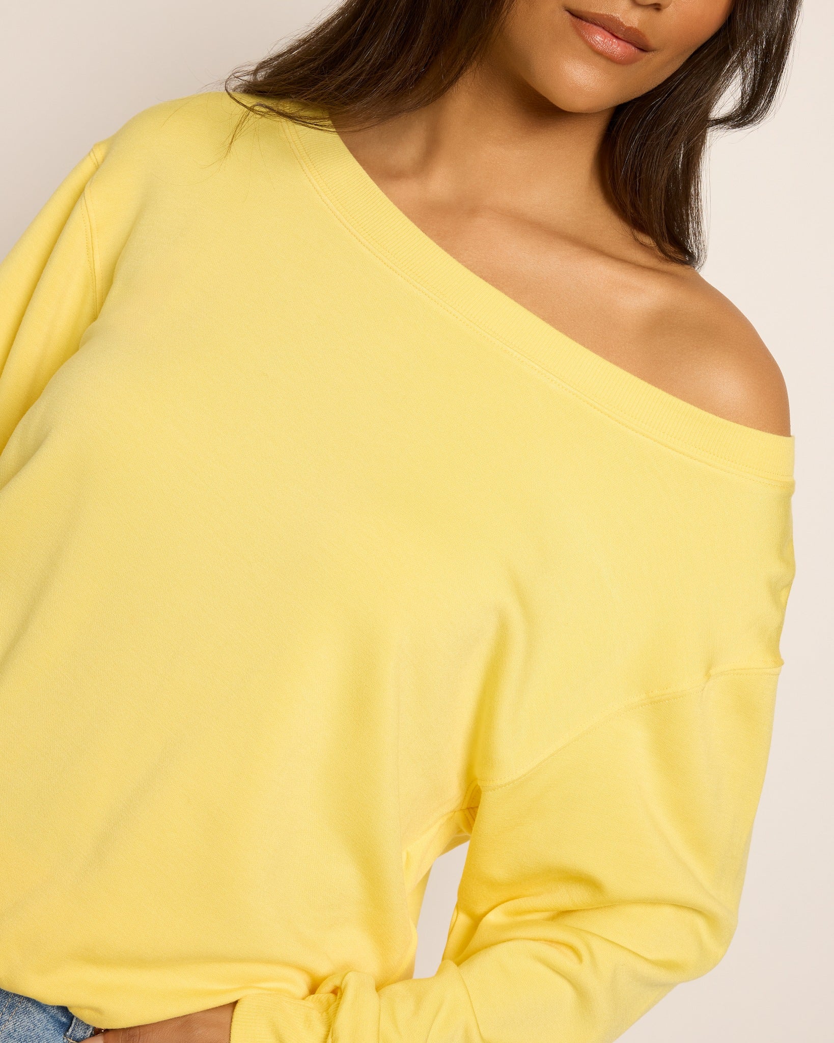 Brooksville One Shoulder Sweatshirt - Image 43