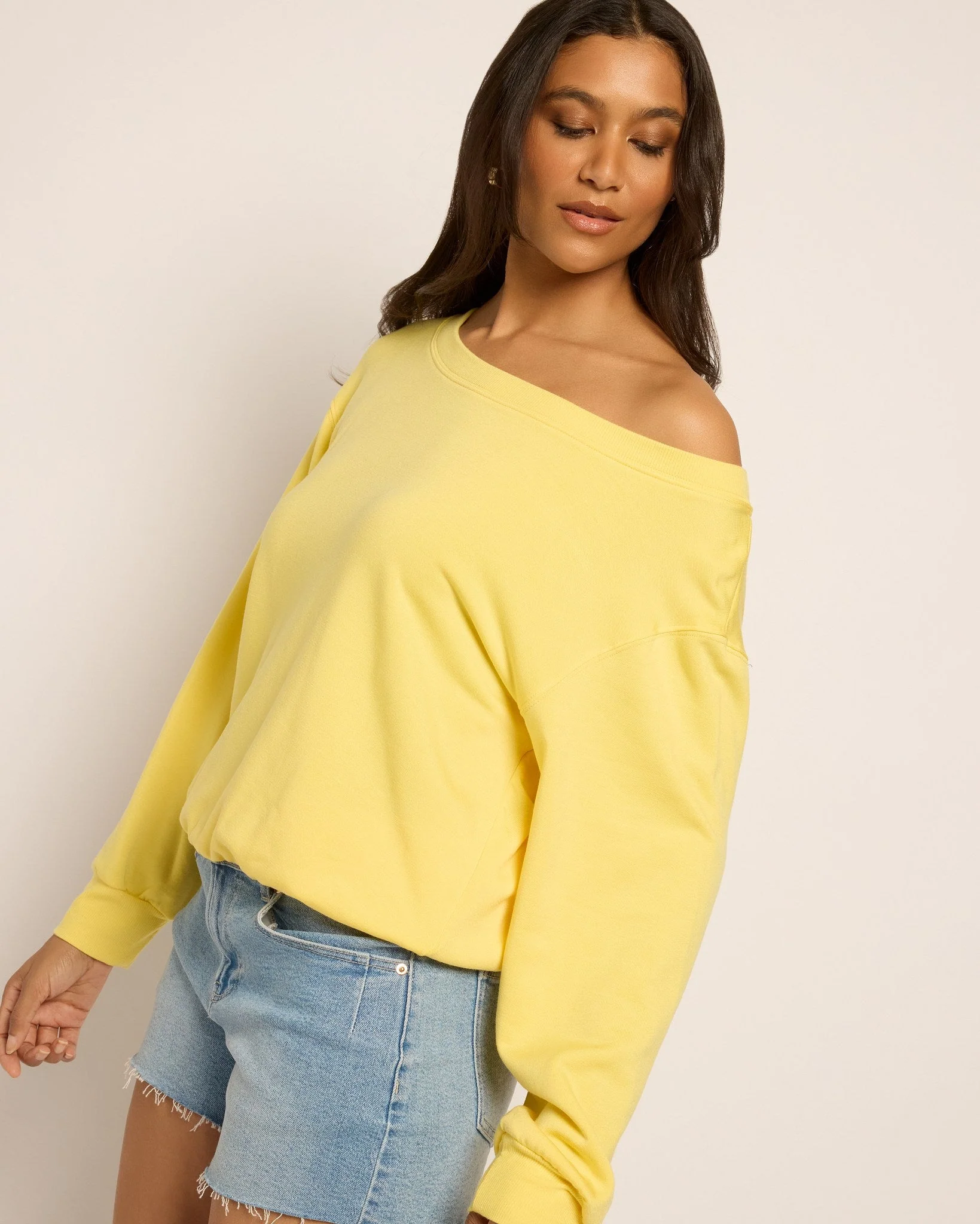 Brooksville One Shoulder Sweatshirt - Image 45