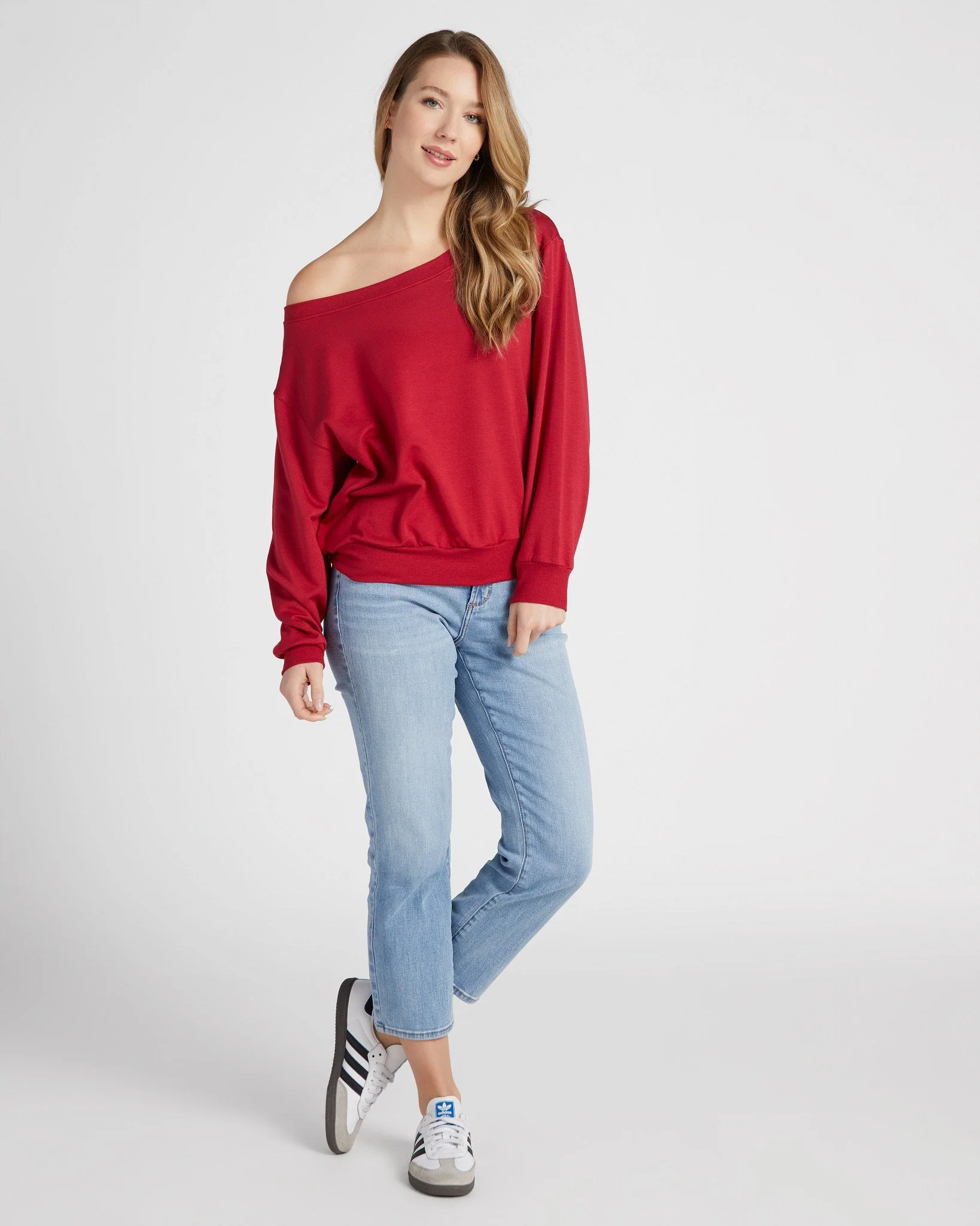 Brooksville One Shoulder Sweatshirt - Image 49