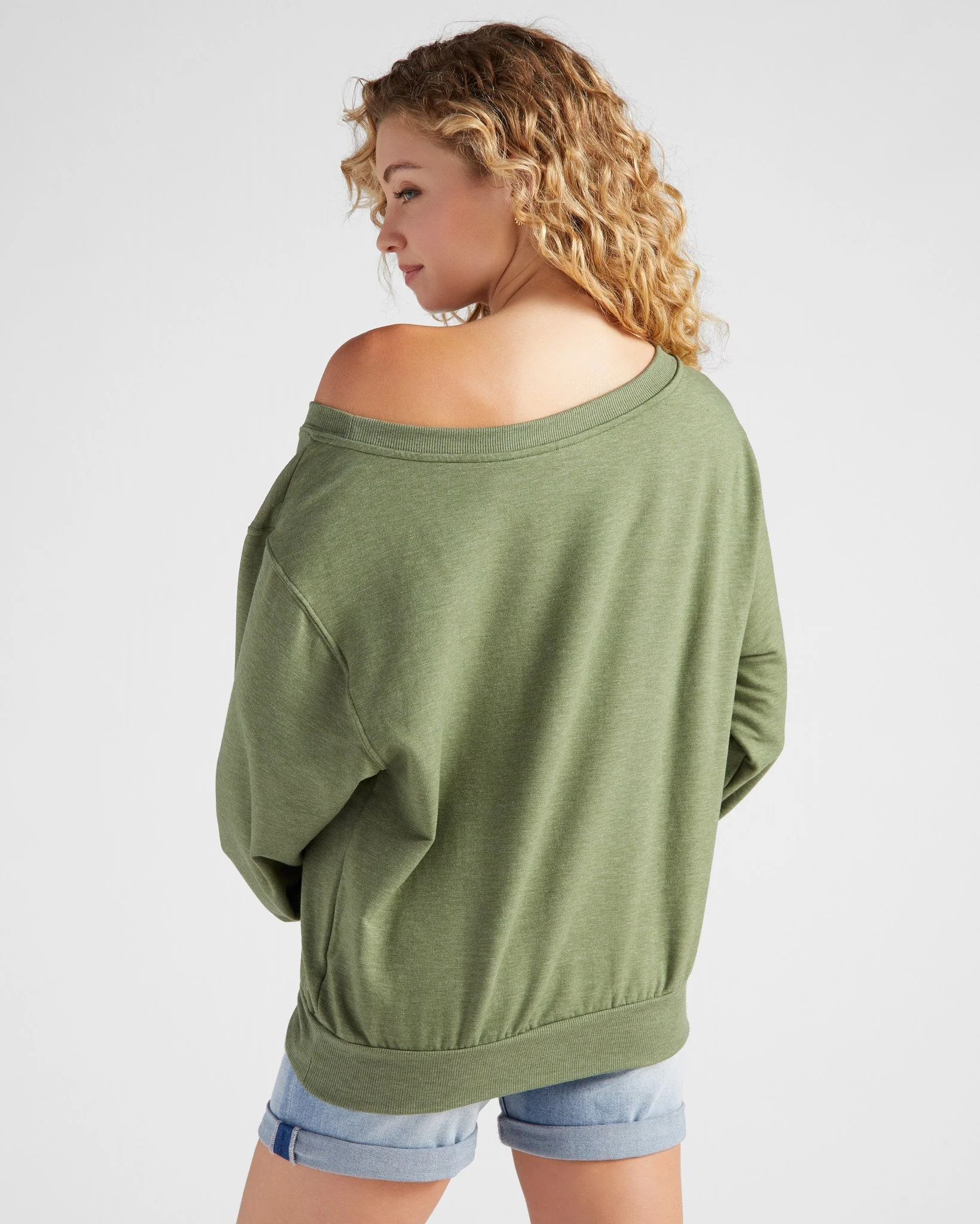 Brooksville One Shoulder Sweatshirt - Image 51