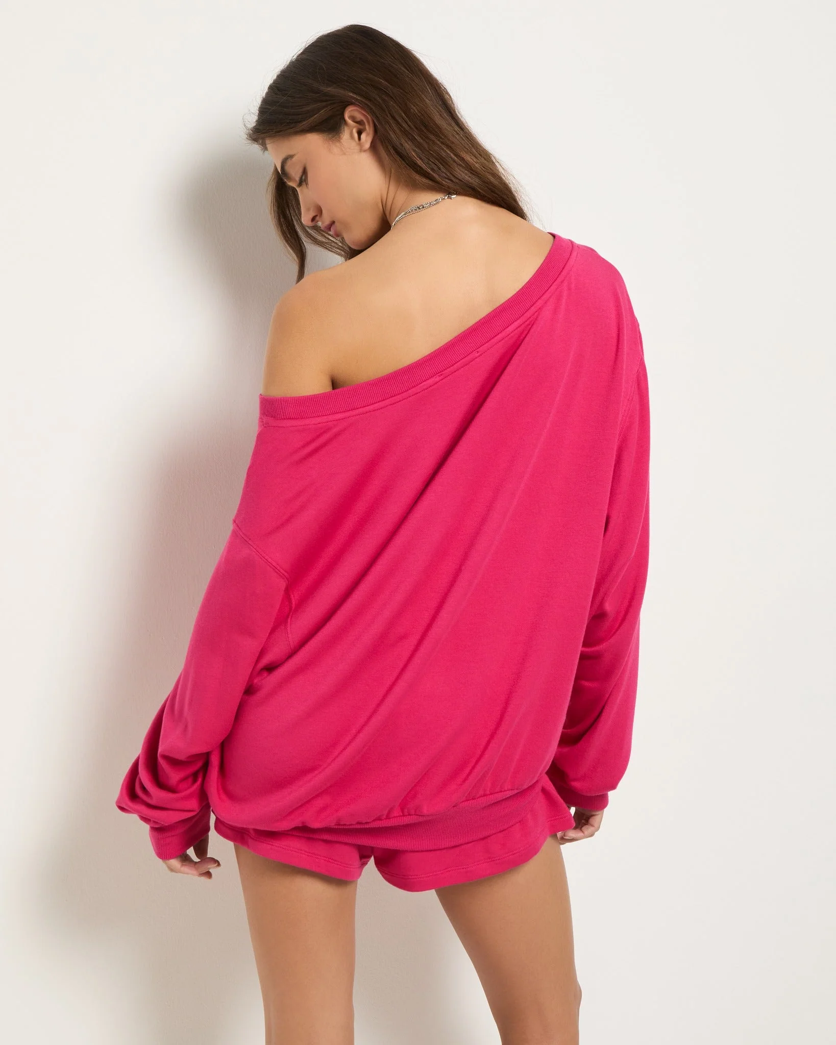 Brooksville One Shoulder Sweatshirt - Image 55