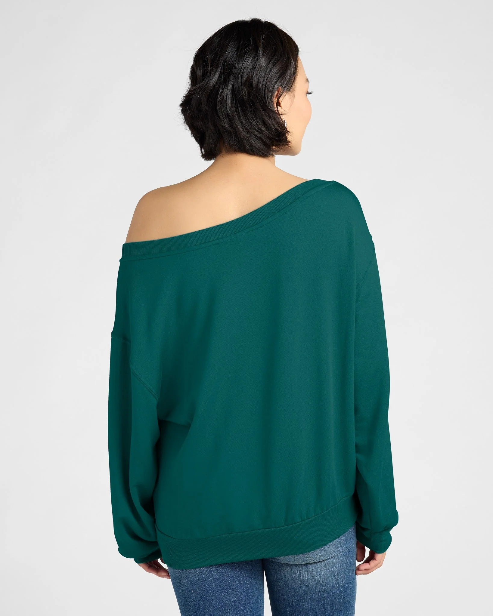 Brooksville One Shoulder Sweatshirt - Image 60