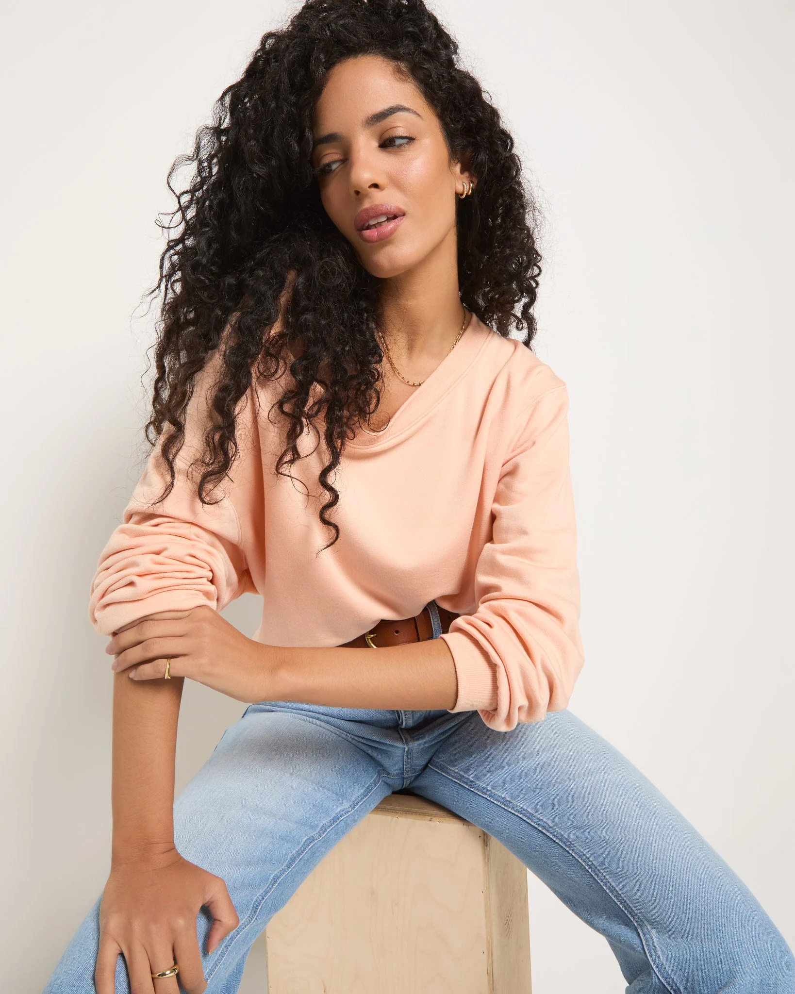 Brooksville One Shoulder Sweatshirt - Image 67