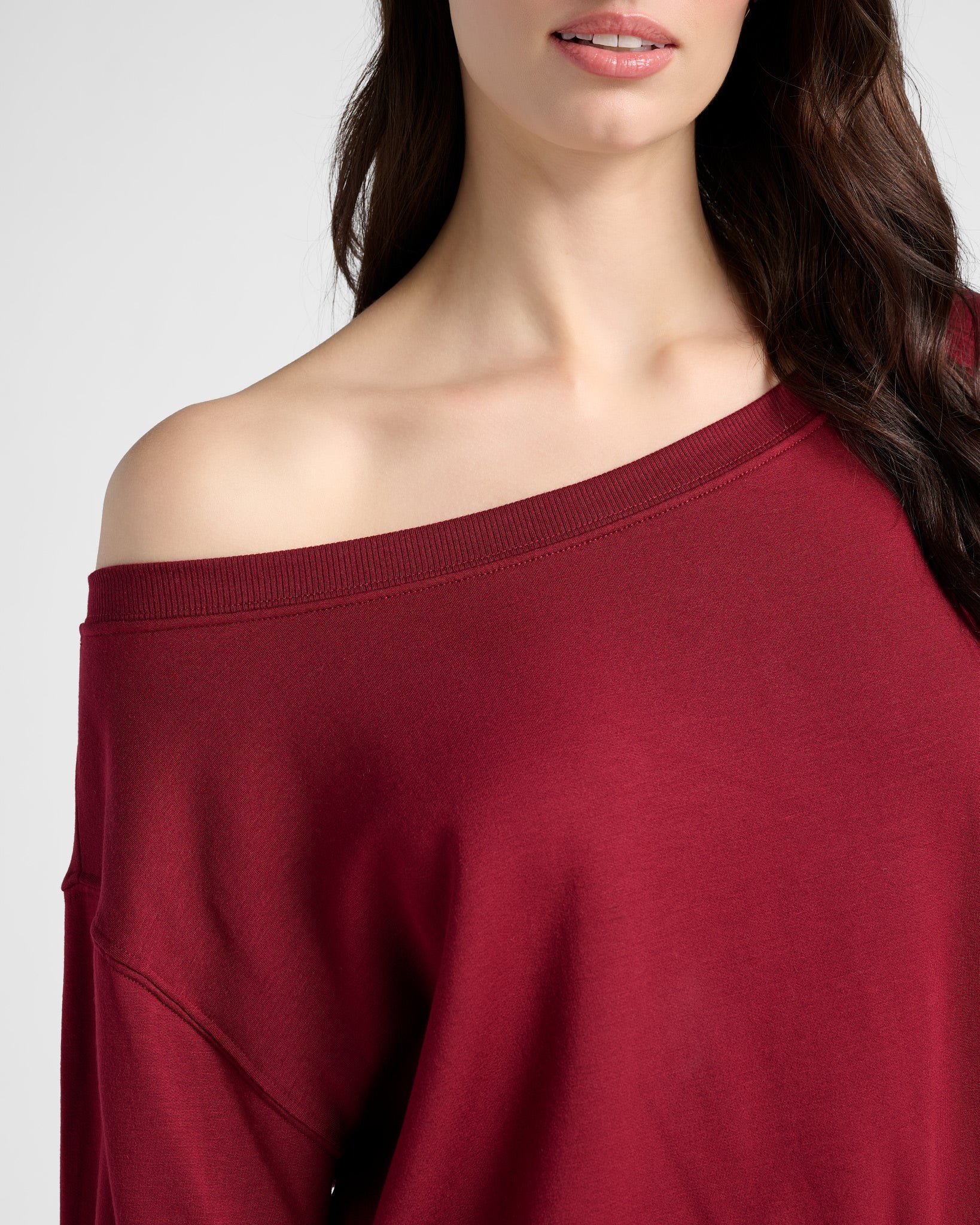 Brooksville One Shoulder Sweatshirt - Image 8