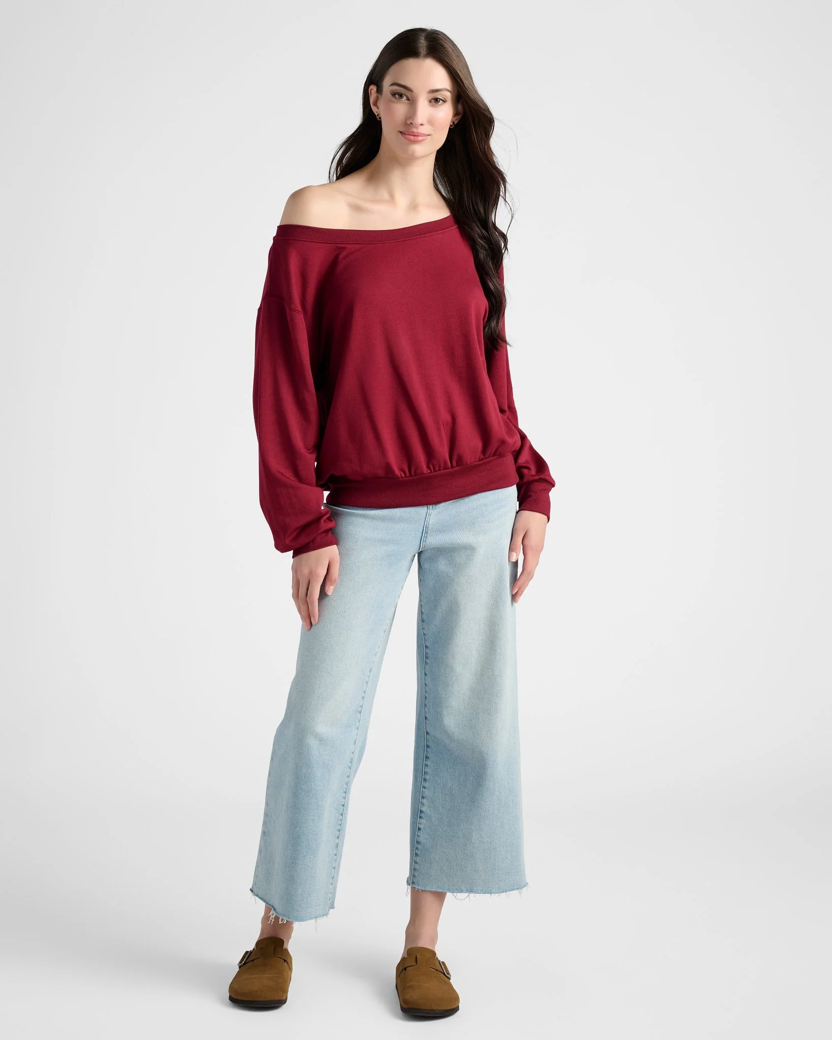 Brooksville One Shoulder Sweatshirt - Image 9