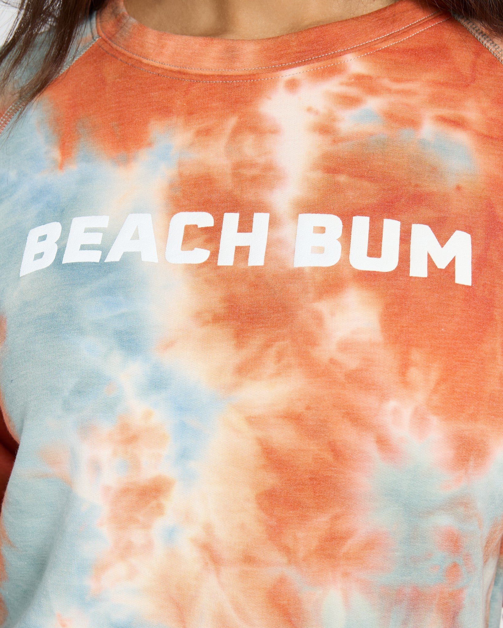 Tie Dye "Beach Bum" Graphic Pullover - Image 8