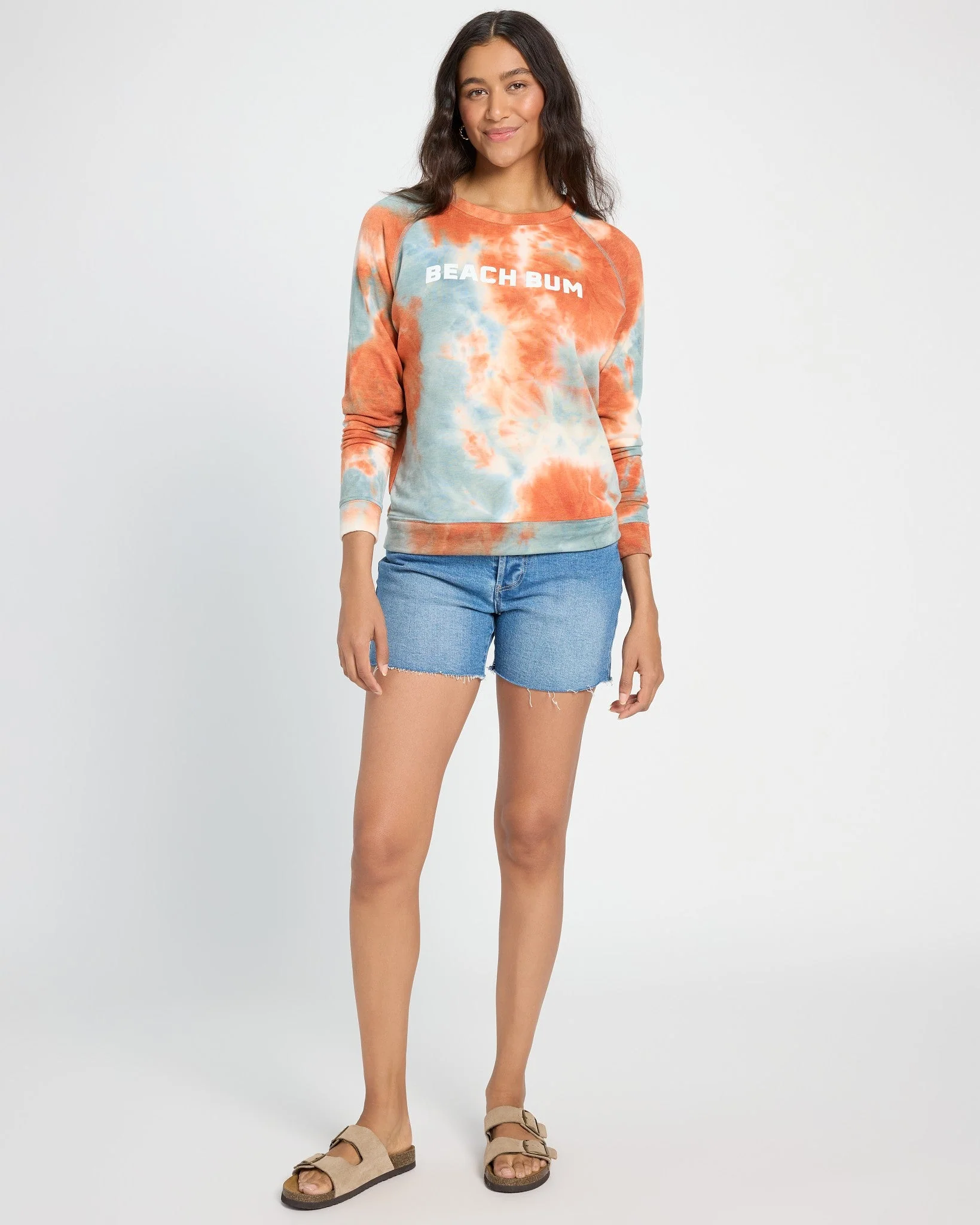 Tie Dye "Beach Bum" Graphic Pullover - Image 9