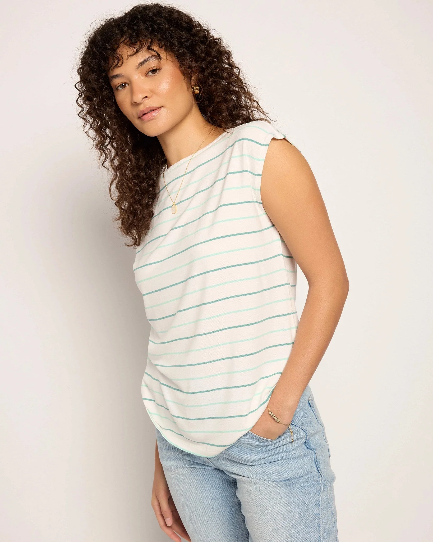 Brentwood Striped Tee - Image 10