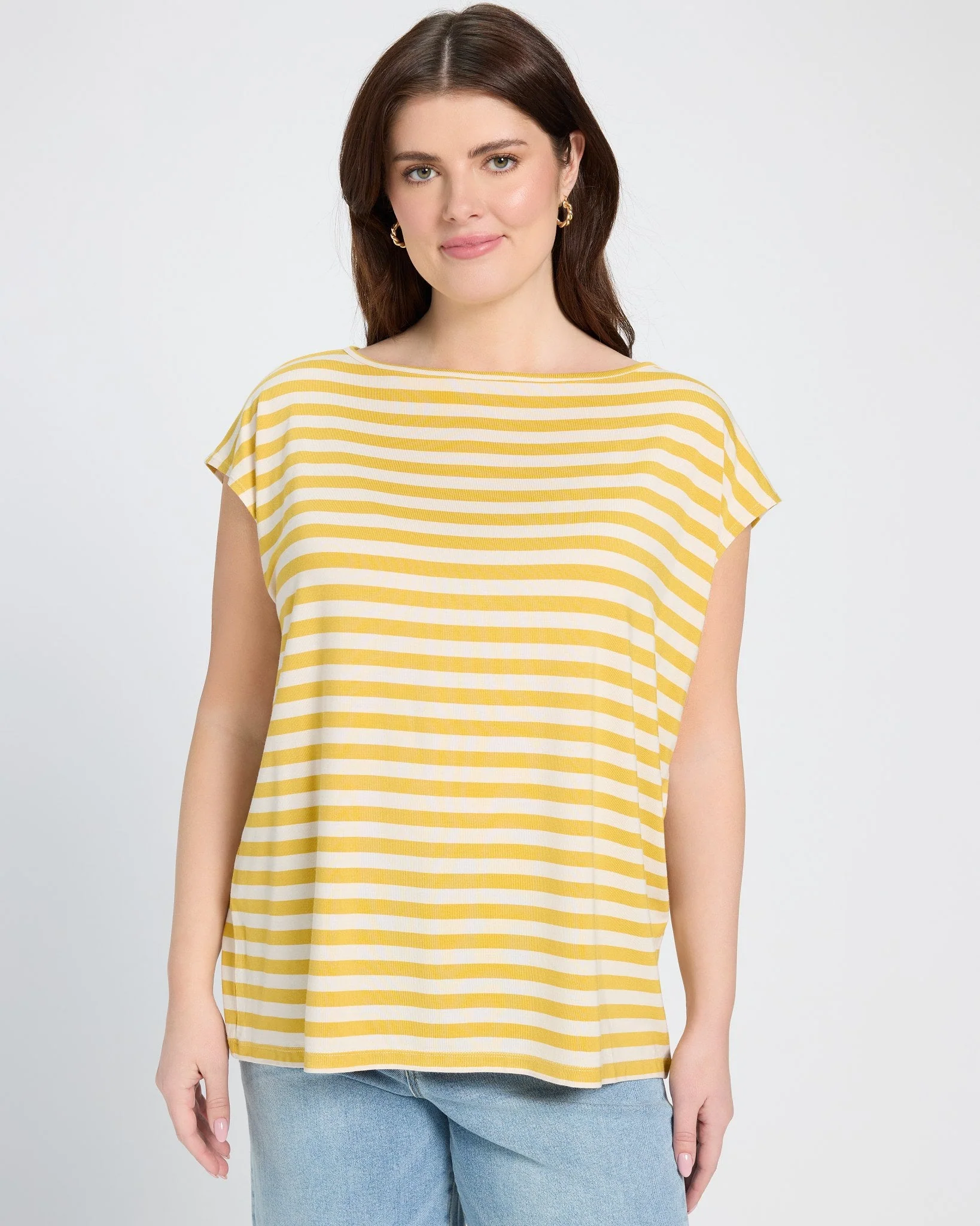 Plus Size Brentwood Striped Tee - Image 10