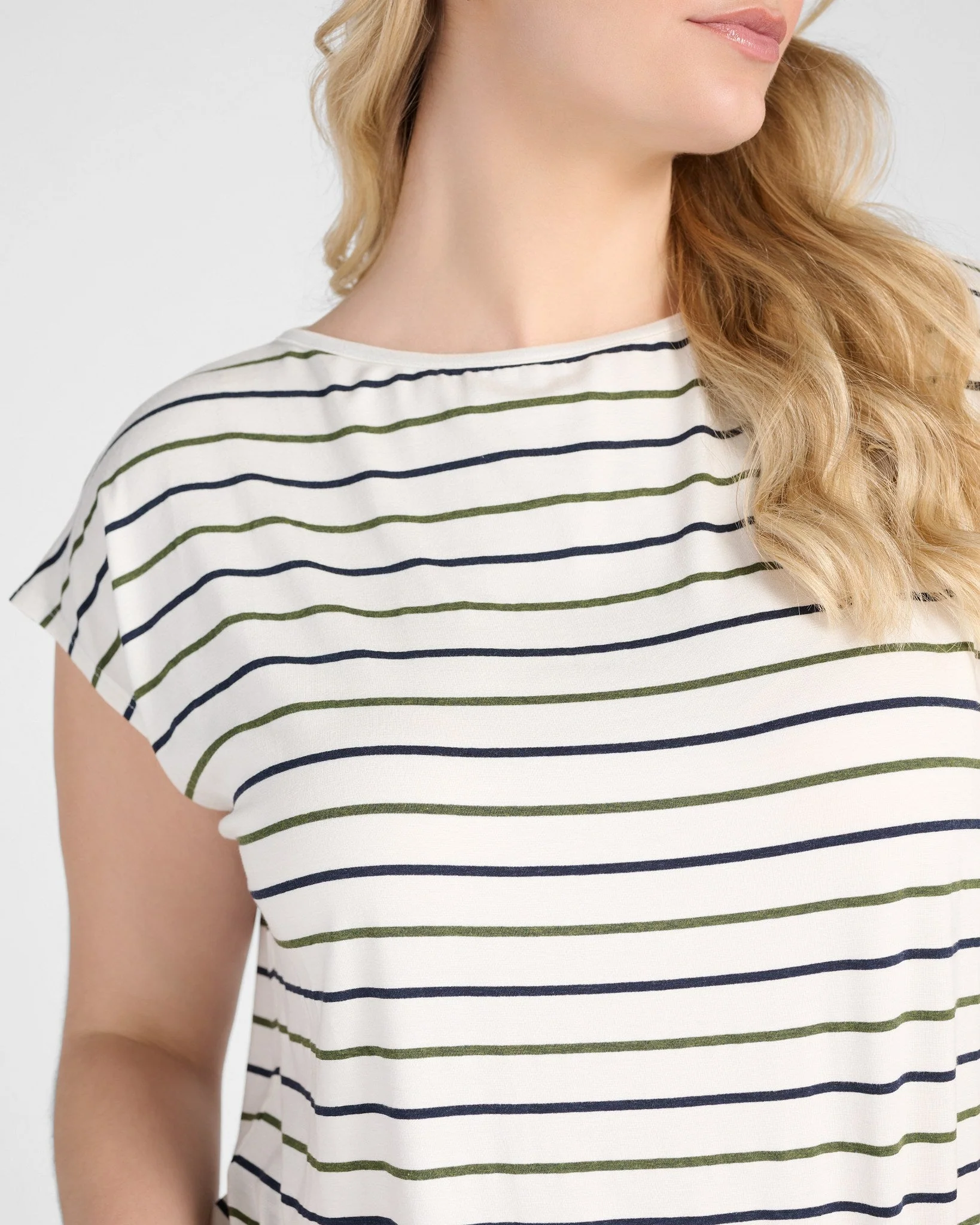 Plus Size Brentwood Striped Tee - Image 11