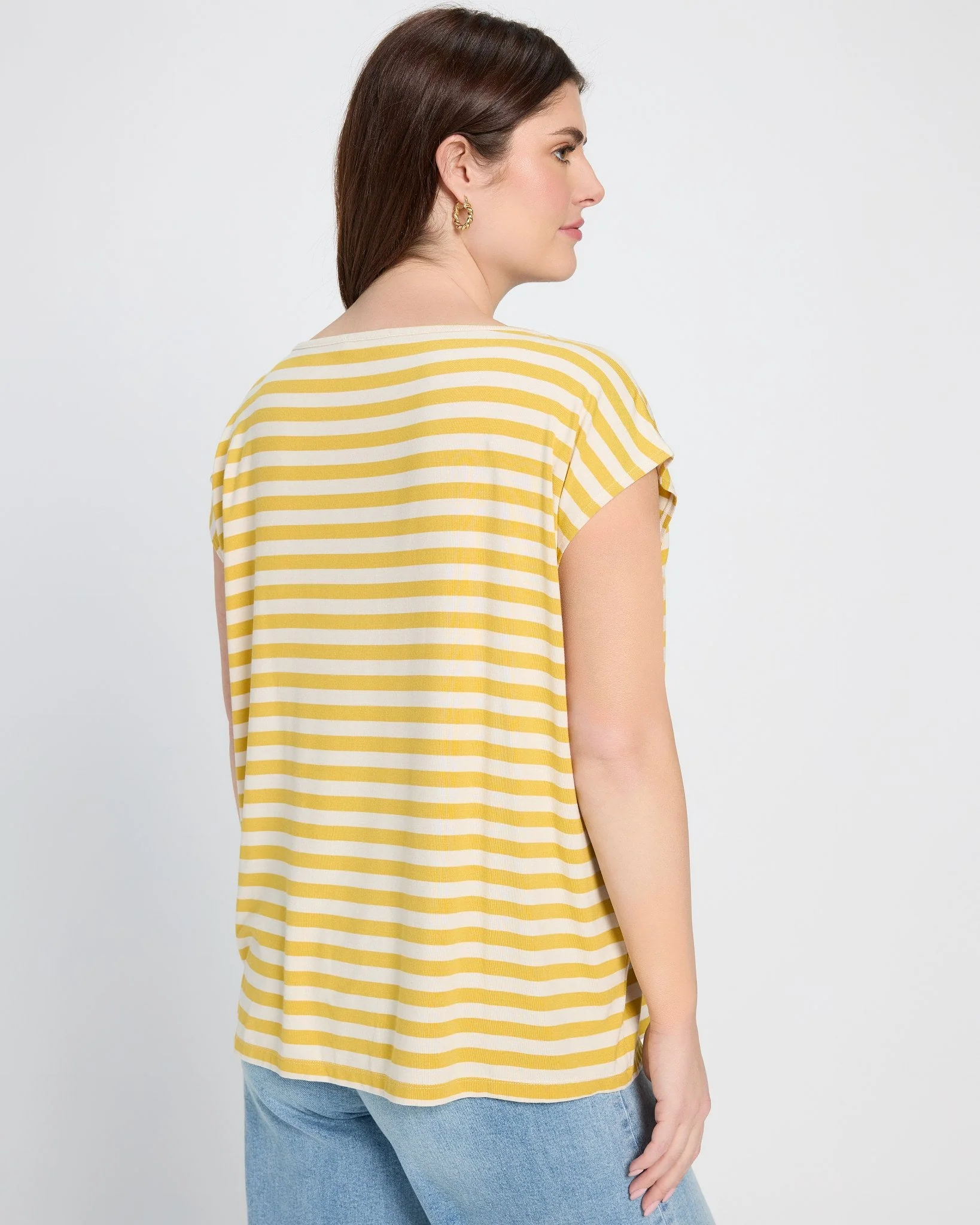 Plus Size Brentwood Striped Tee - Image 13