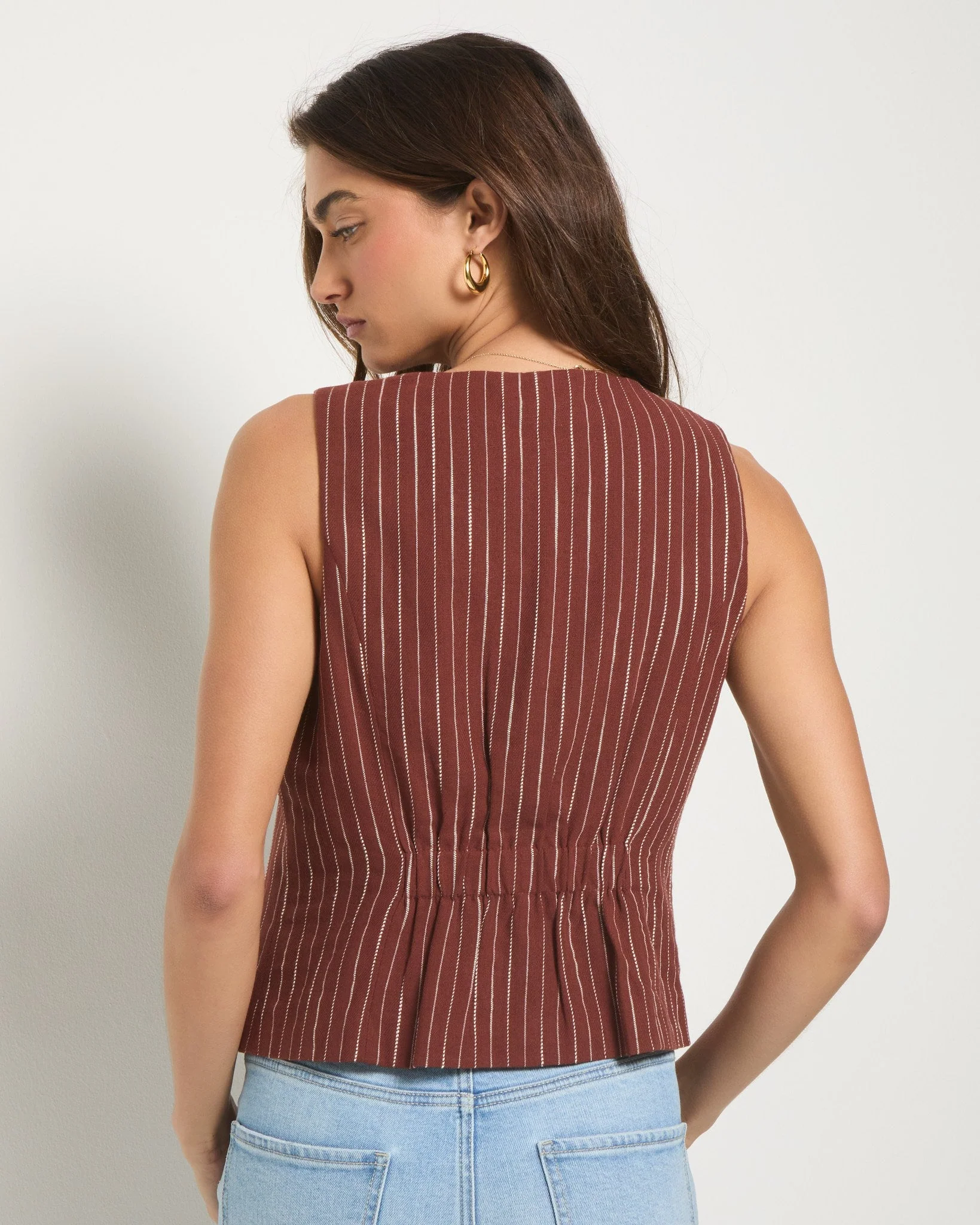 Canyon Linen Blend Vest - Image 8
