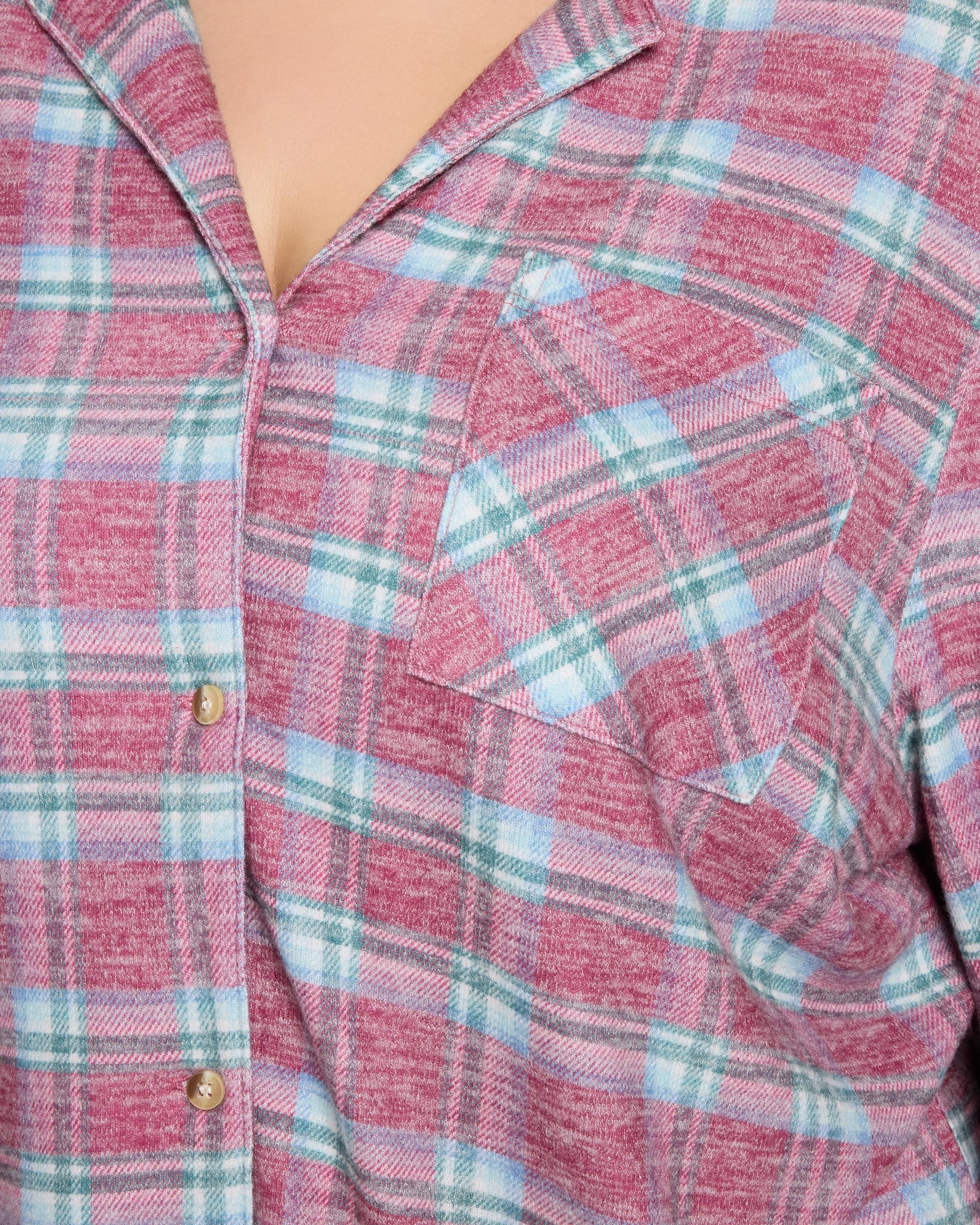 Plus Size Cat Nap Pajama Shirt - Image 3