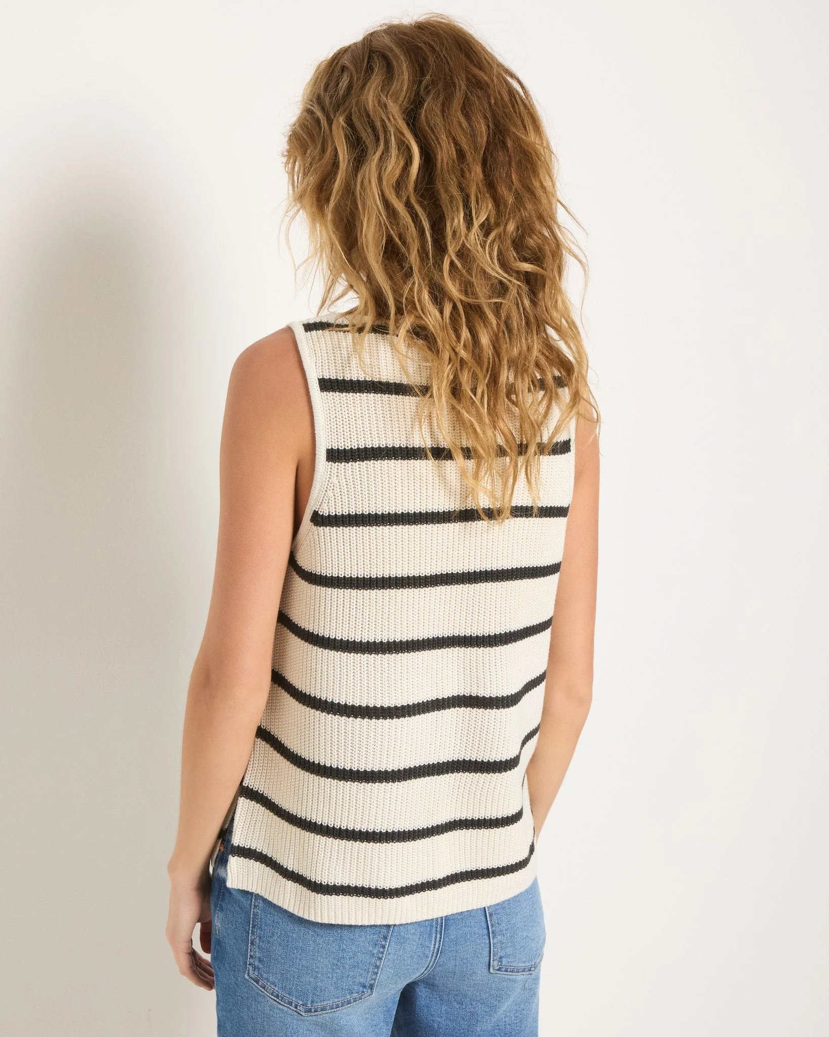 Coastal Striped Sweater Tank - Image 12