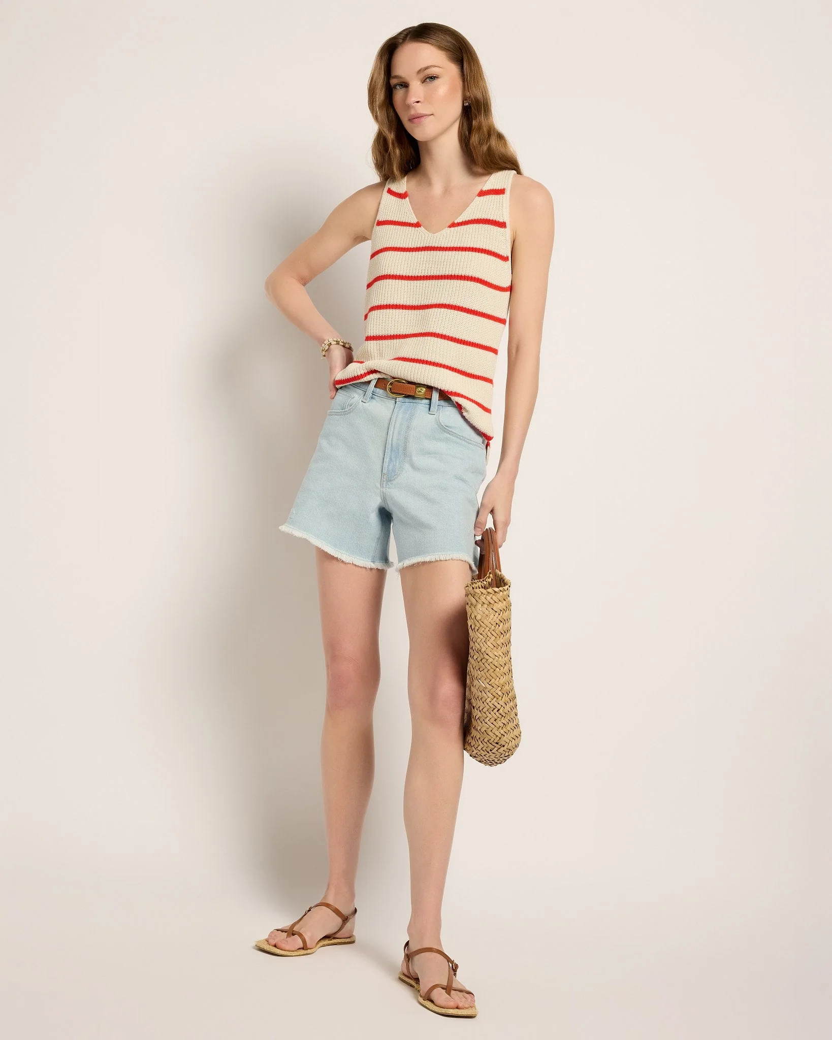 Coastal Striped Sweater Tank - Image 4