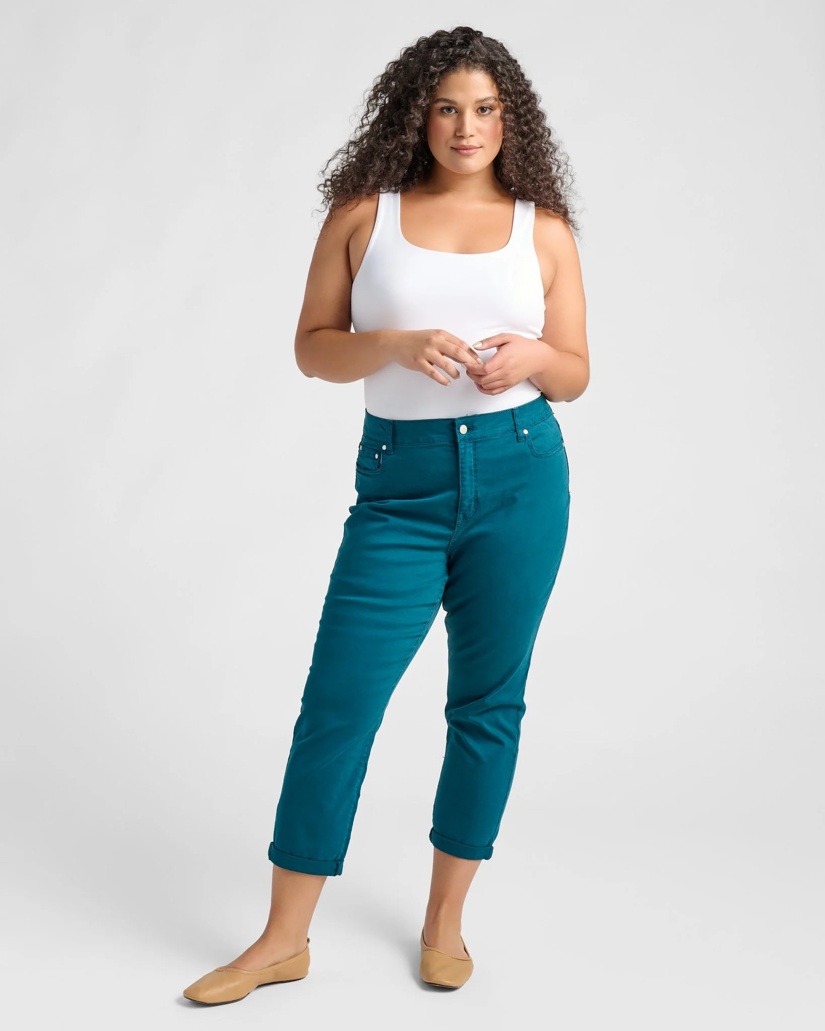 Plus Size Cyndi Colored Skinny Jeans