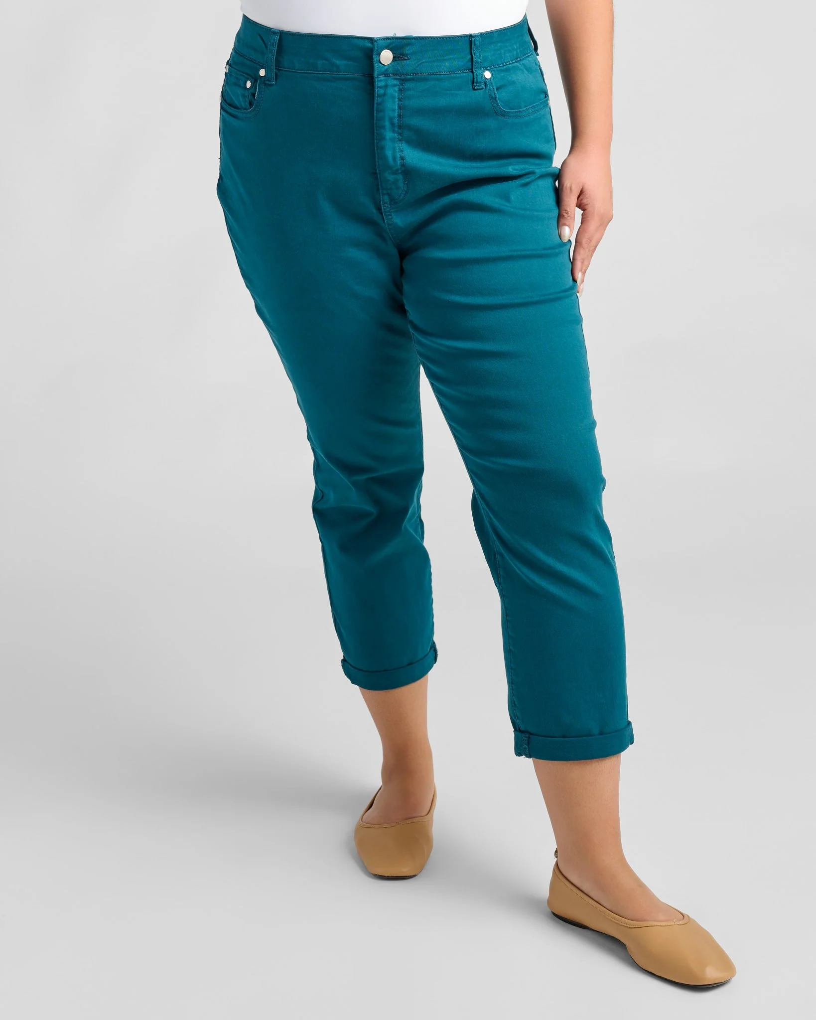Plus Size Cyndi Colored Skinny Jeans - Image 2