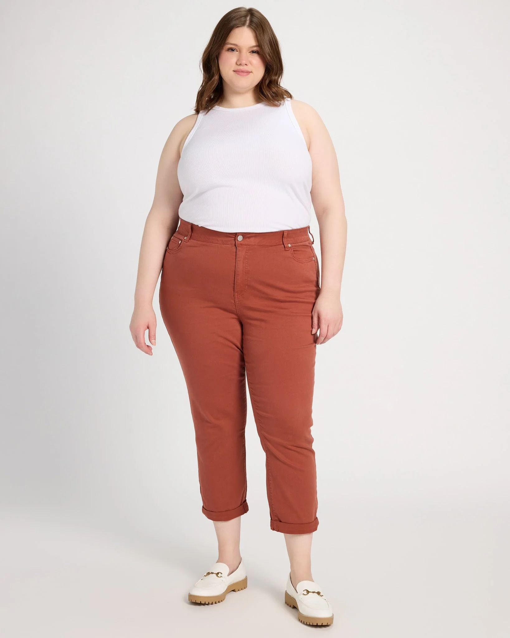 Plus Size Cyndi Colored Skinny Jeans - Image 5