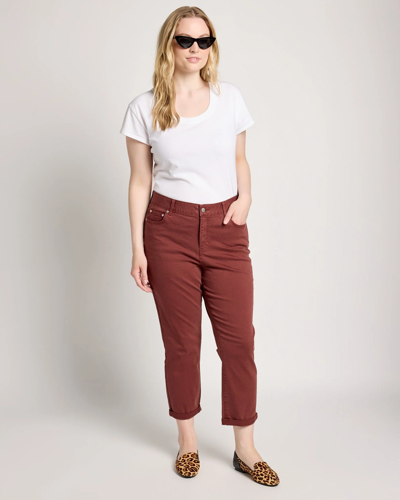 Plus Size Cyndi Colored Skinny Jeans - Image 9