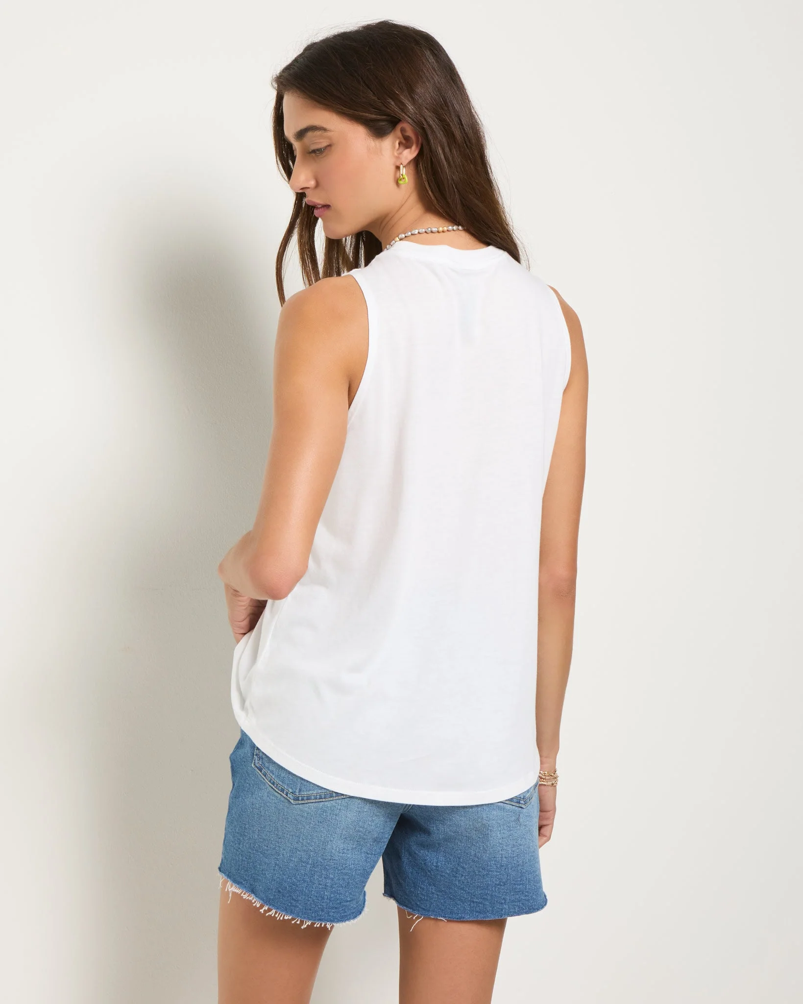 Grace "78&SUNNY" Graphic Slogan Muscle Tank - Image 3