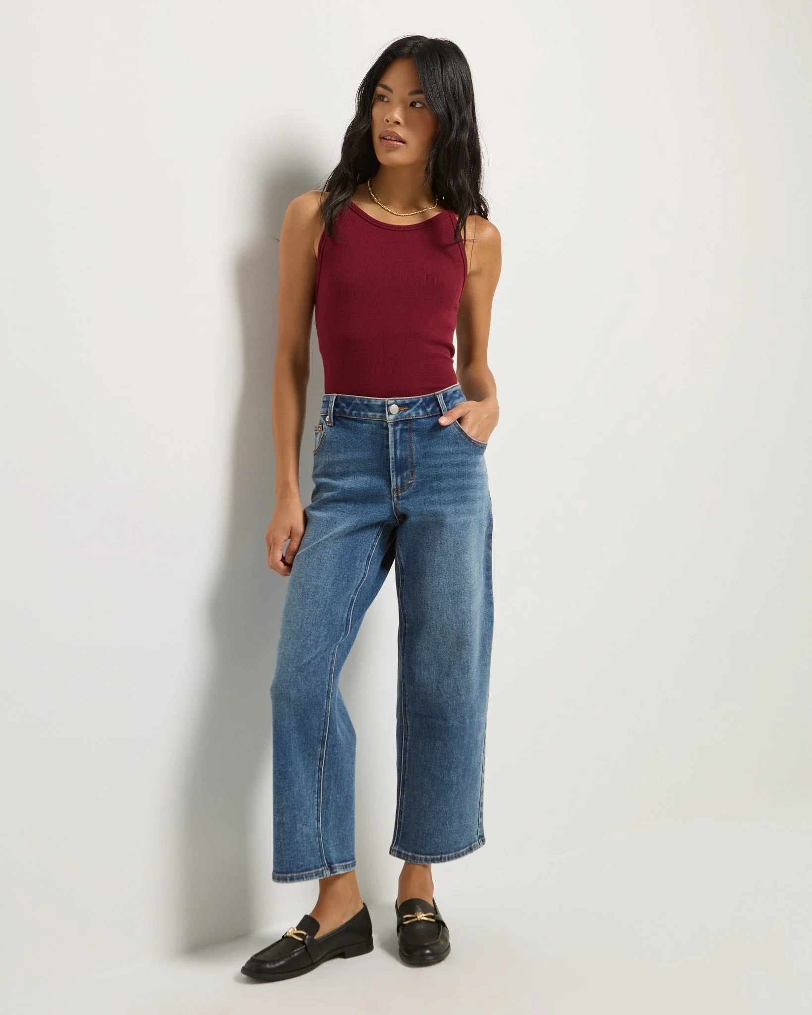 Laurel Ribbed Shelf Bra Tank - Image 10