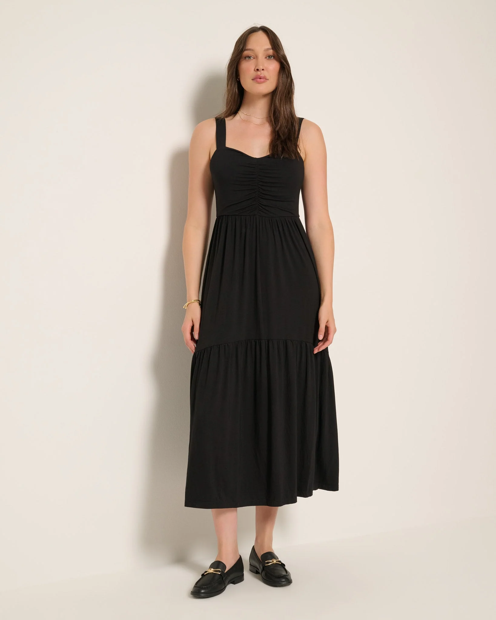 Lotus Ruffle Hem Dress