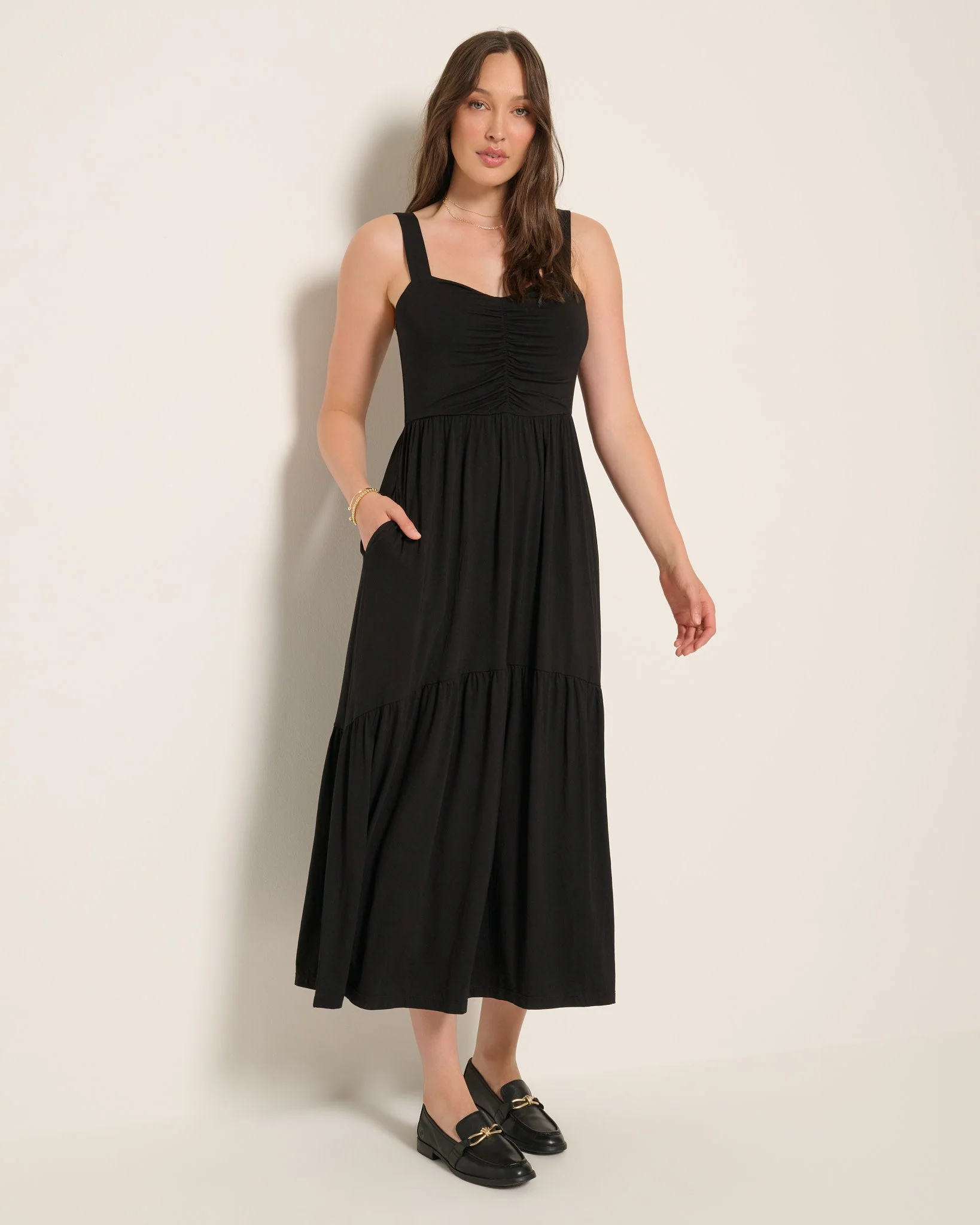 Lotus Ruffle Hem Dress - Image 6