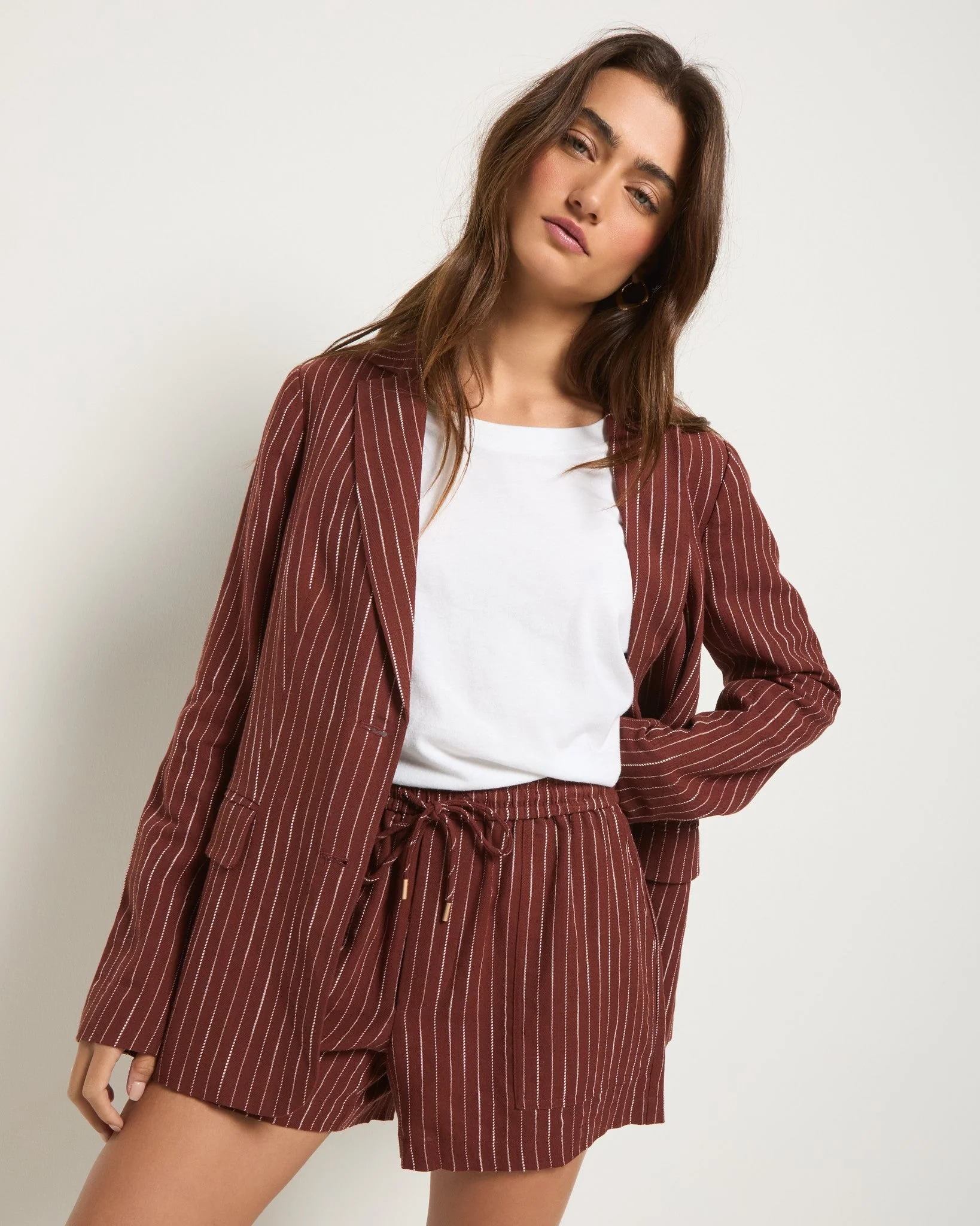 Marina Linen Blend Blazer - Image 12
