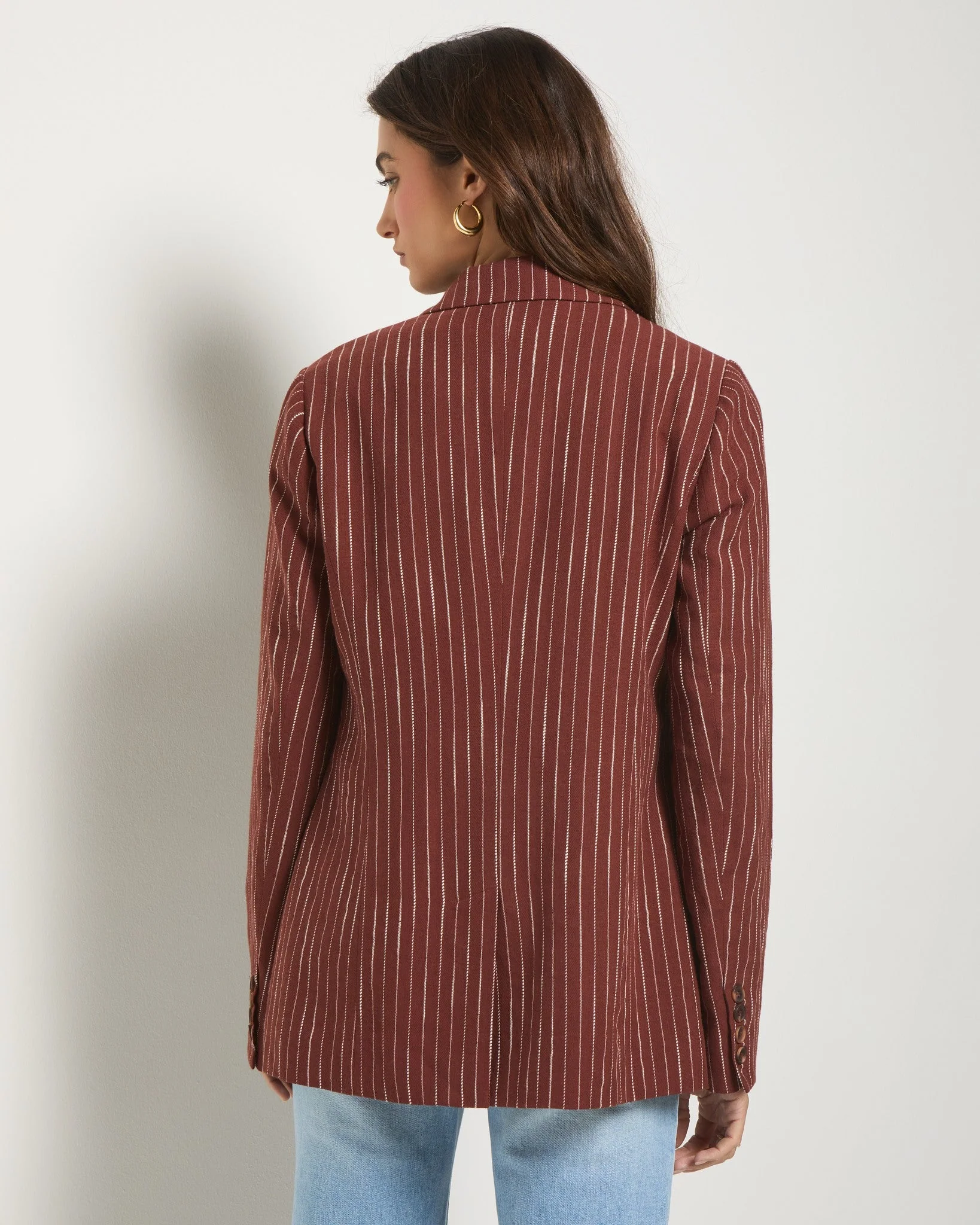 Marina Linen Blend Blazer - Image 8