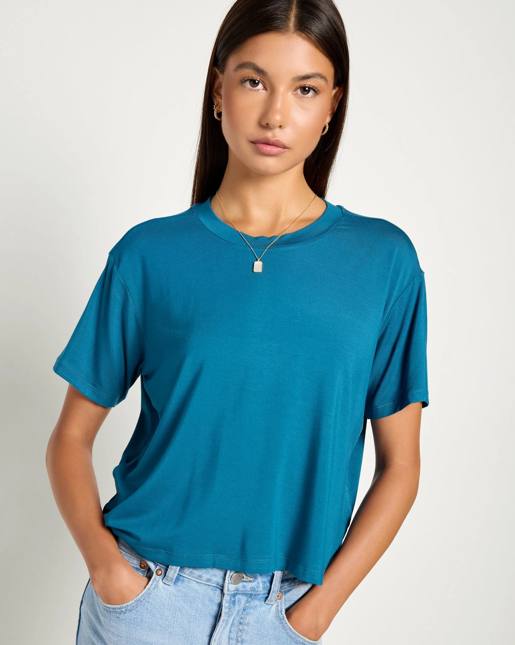 Newport Cropped Tee - Image 5
