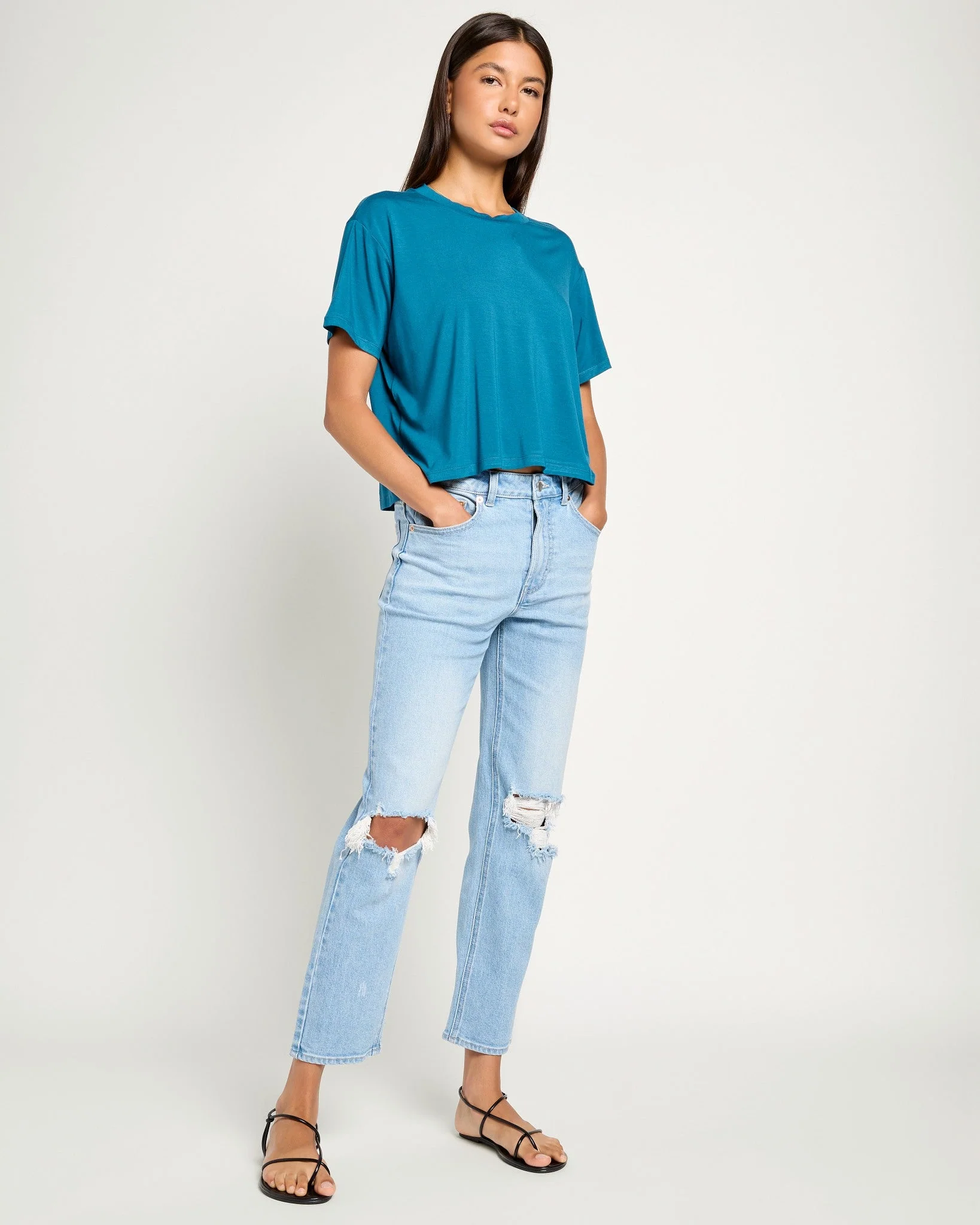 Newport Cropped Tee - Image 8