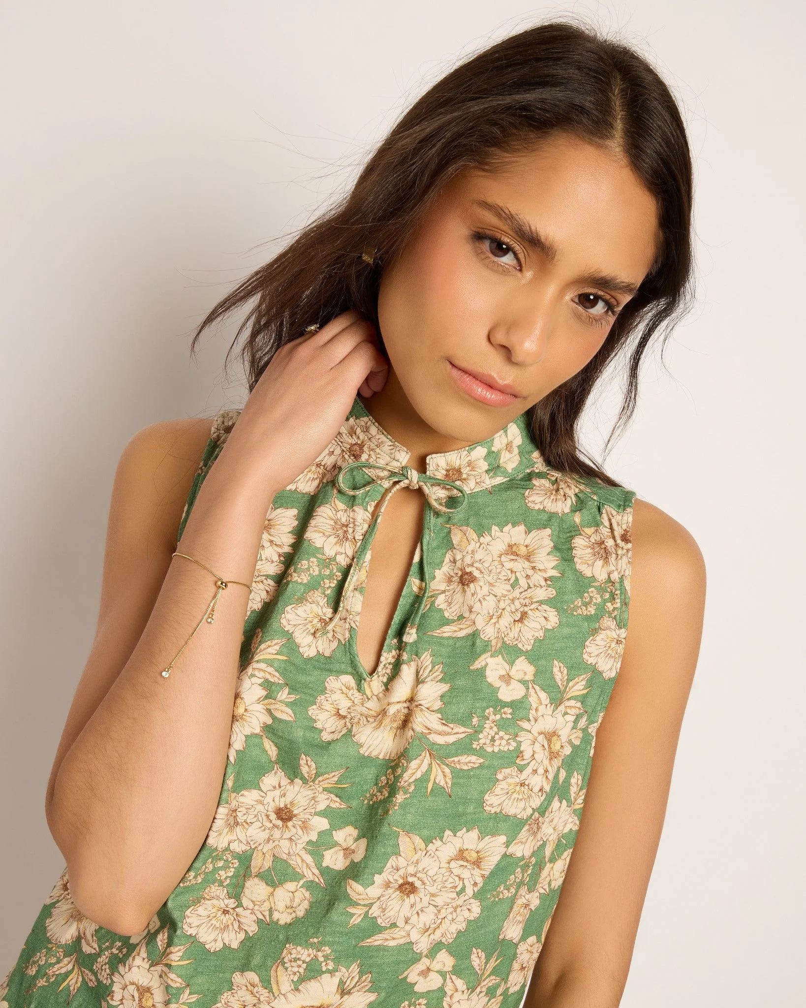 Ollie Floral Sleeveless Top - Image 3