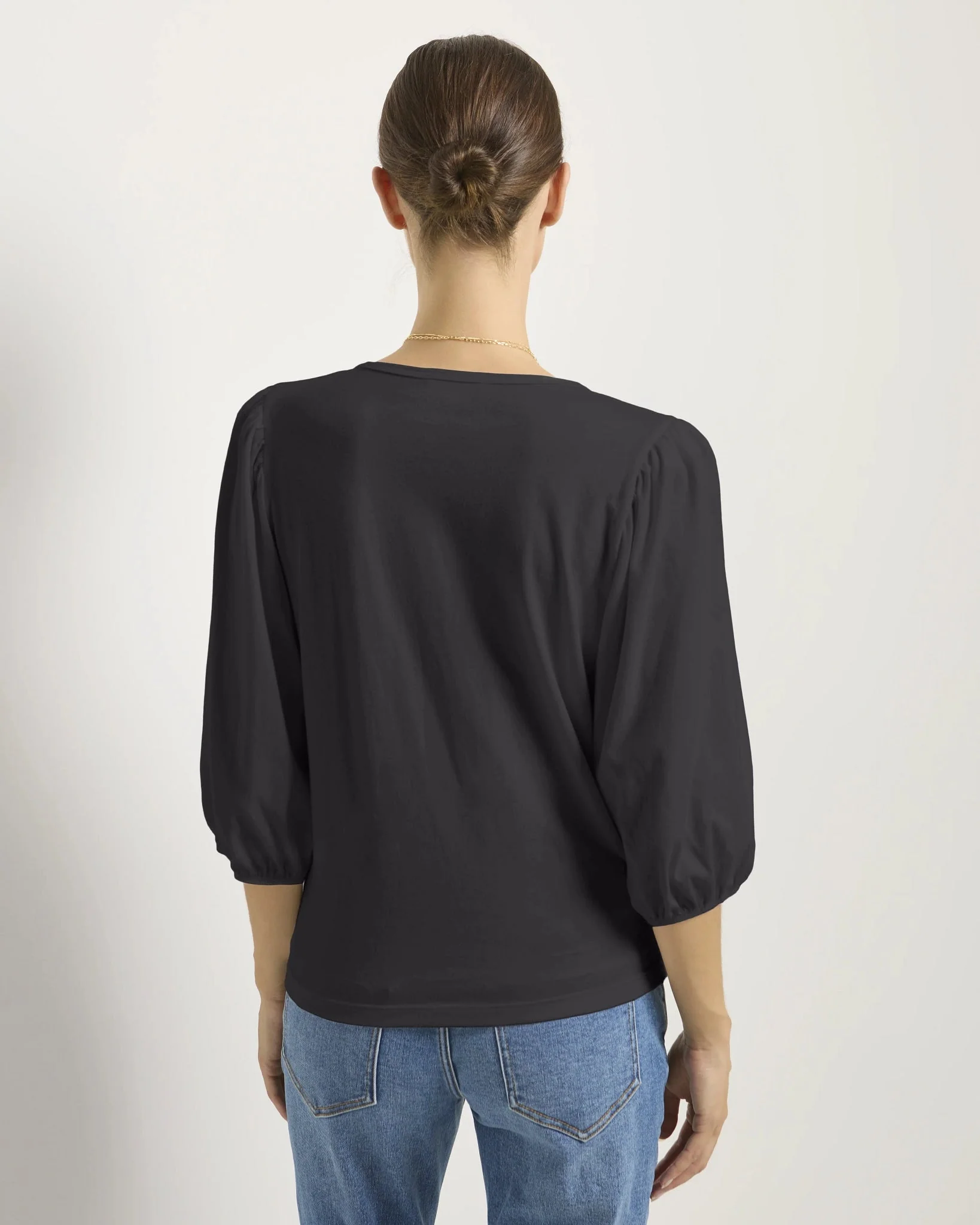 Orchid Peasant Sleeve Top - Image 7