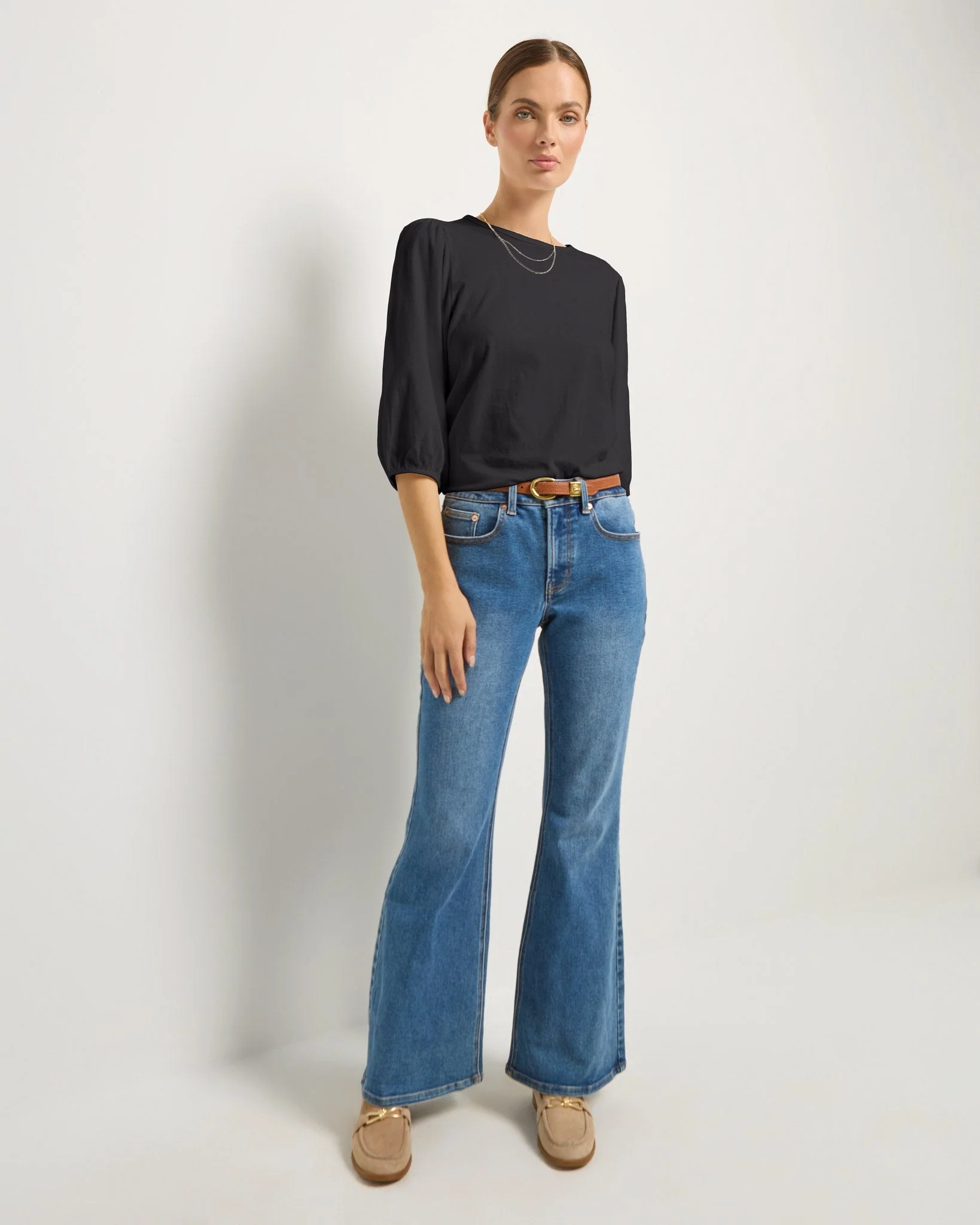 Orchid Peasant Sleeve Top - Image 9