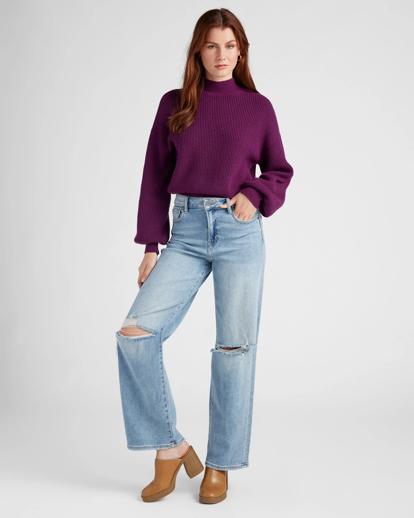 Pacific Mock Neck Sweater - Image 4
