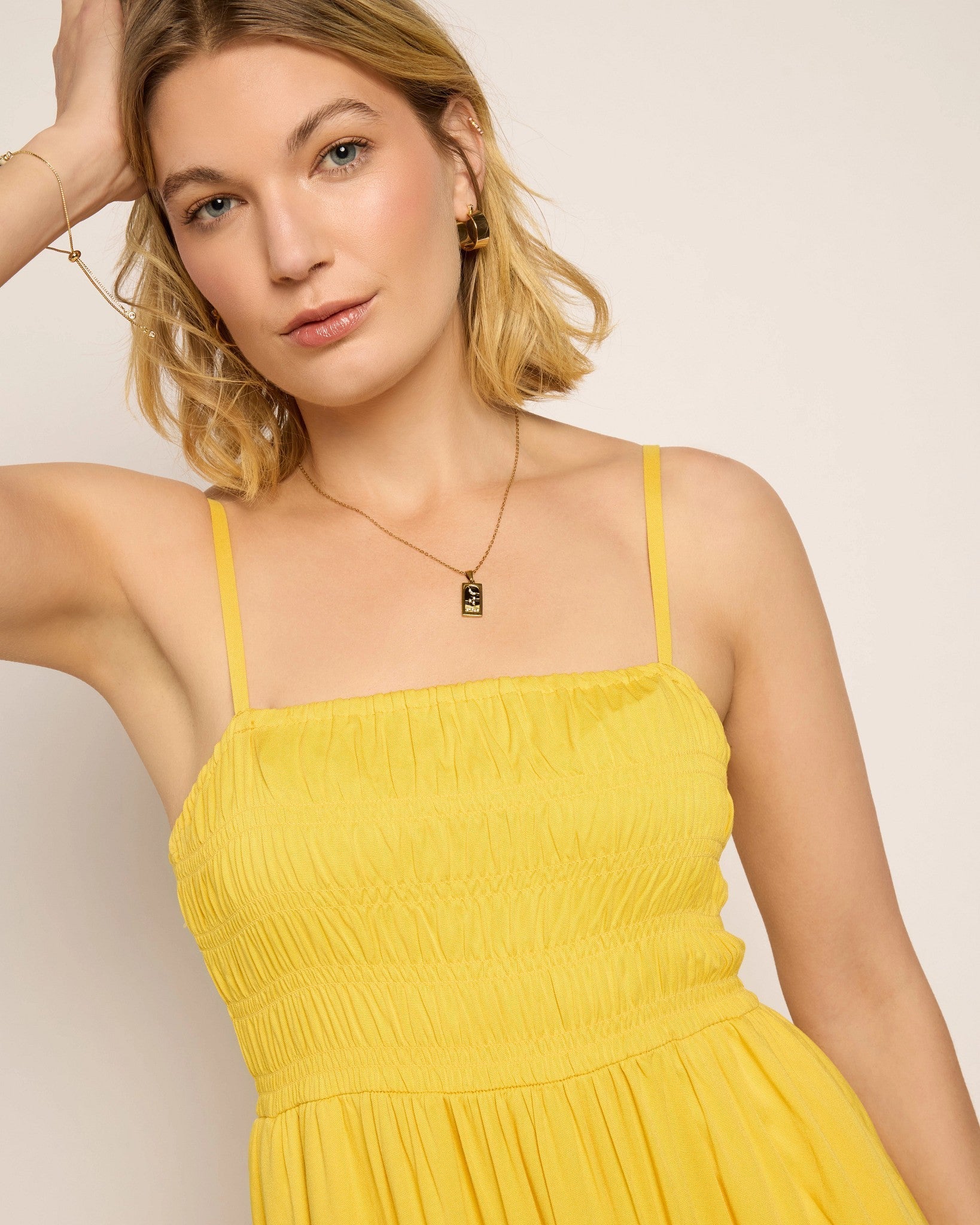 Regal Smocked Dress - Image 4