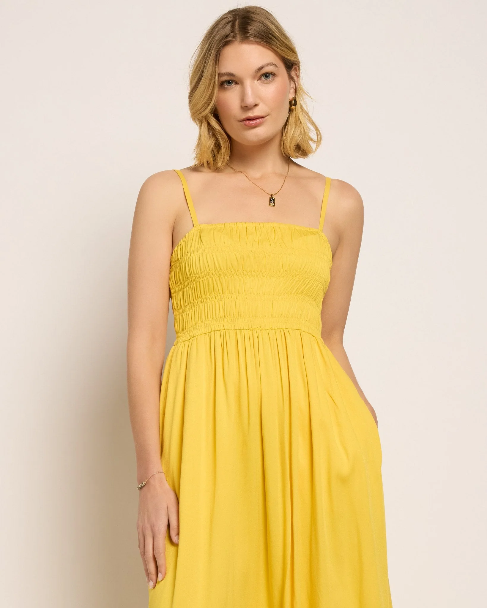 Regal Smocked Dress - Image 5