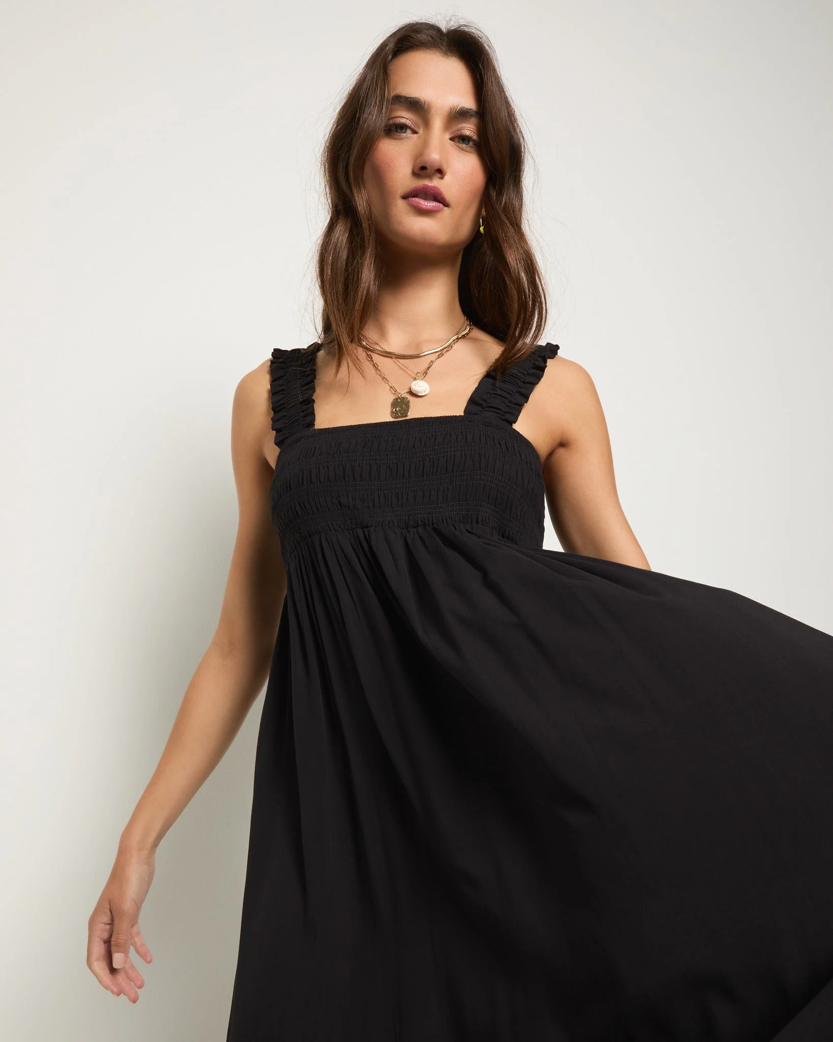 Serene Smocked Maxi Dress - Image 6