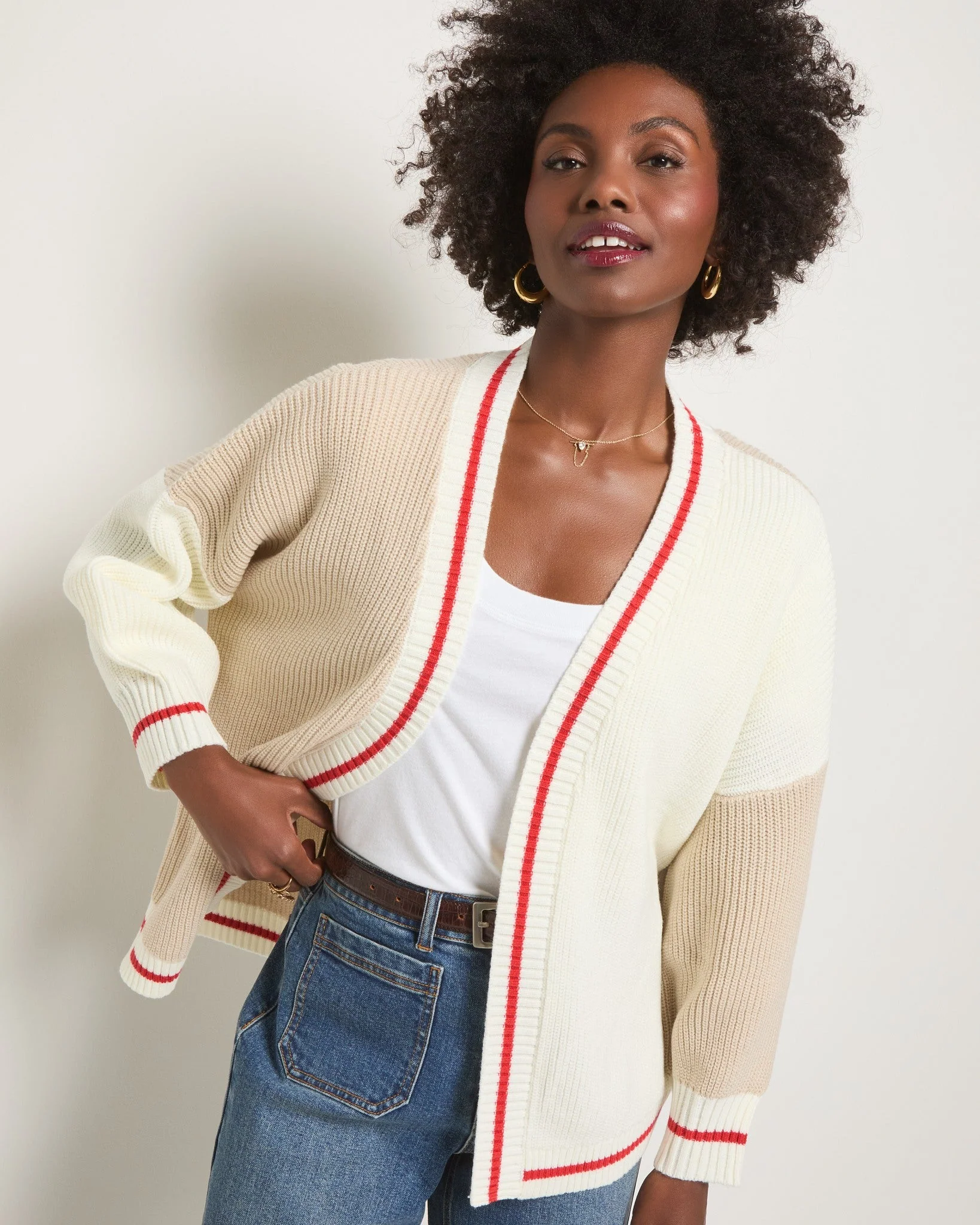 Solstice Sun Colorblocked Cardigan - Image 3