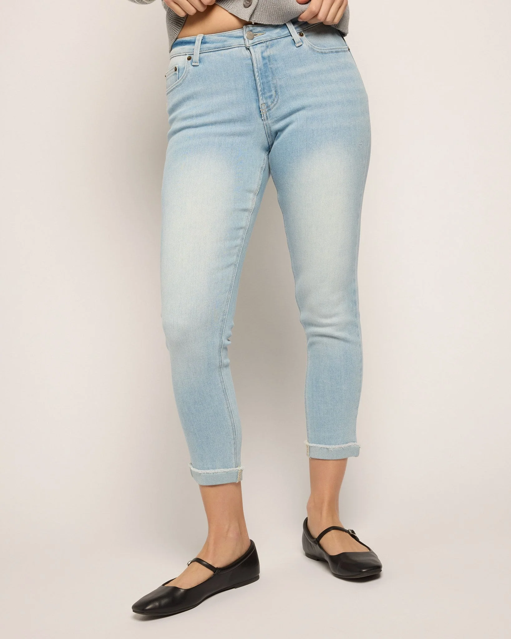 Taurus Cuffed Skinny Jean - Image 6