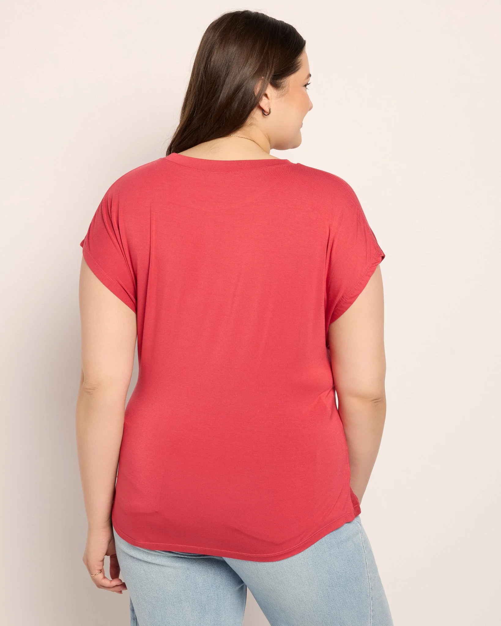 Plus Size Tidal Tied Waist Tee - Image 2