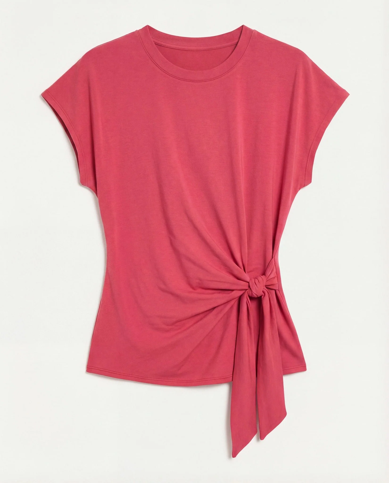 Plus Size Tidal Tied Waist Tee - Image 6