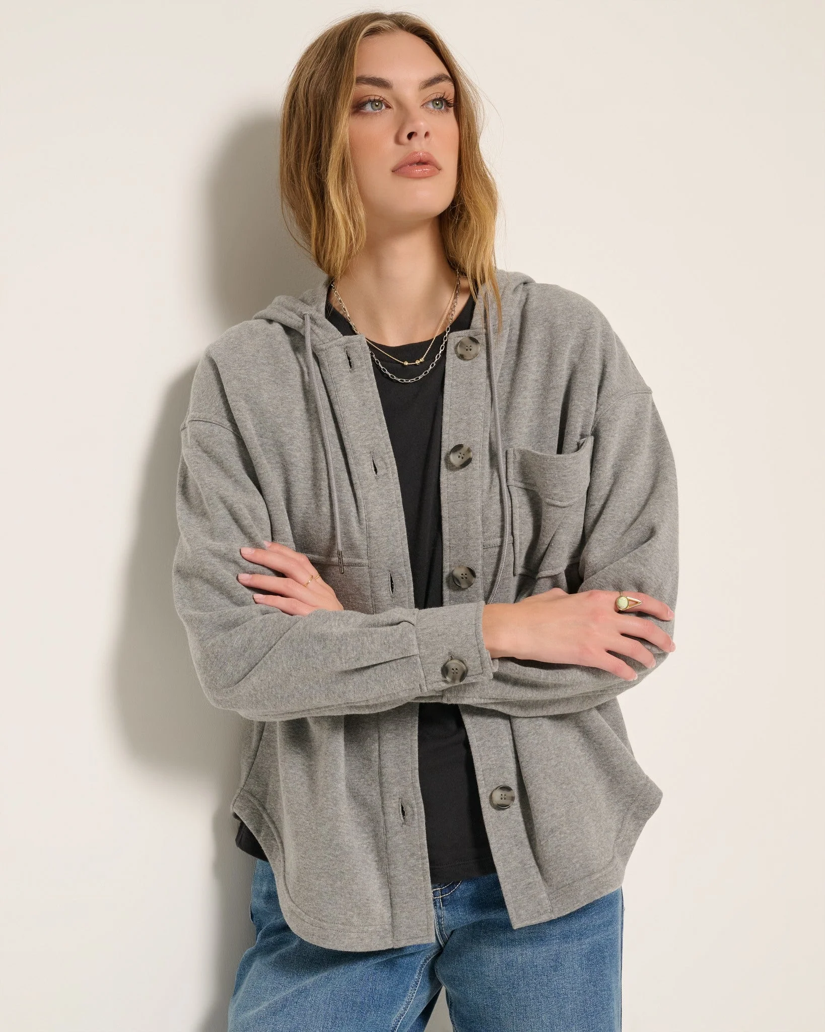 Upstate Hooded Shacket - Image 7