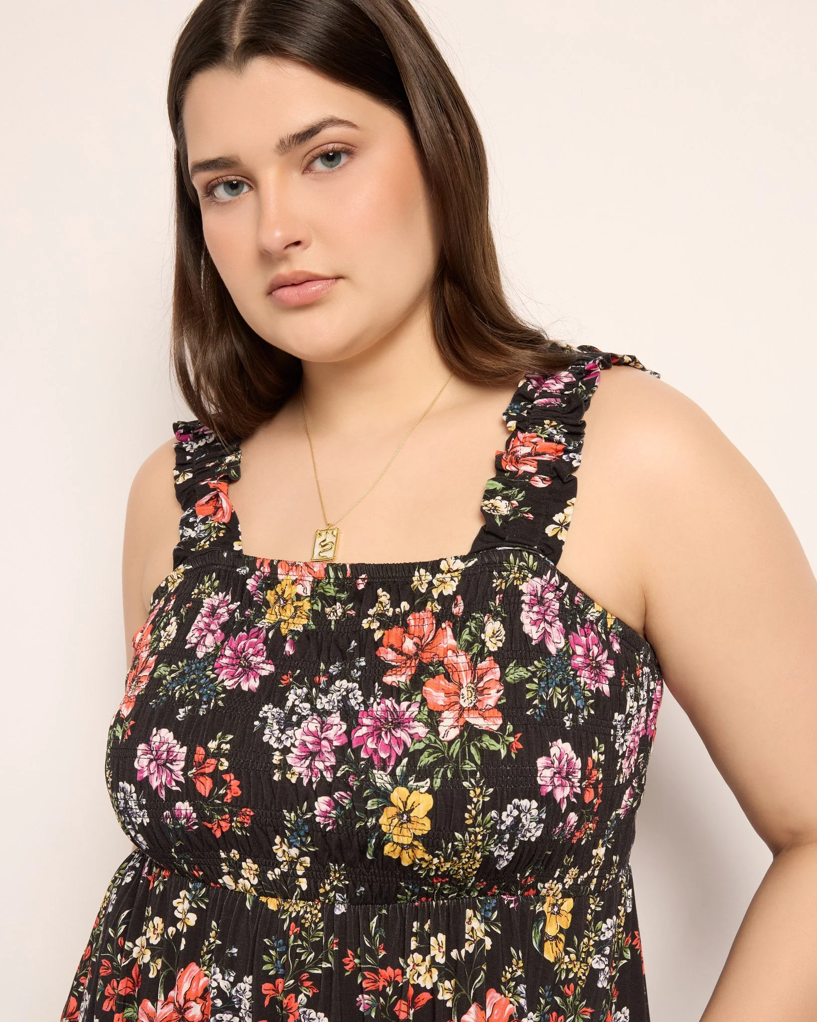 Plus Size Westbreeze Smocked Maxi Dress - Image 12
