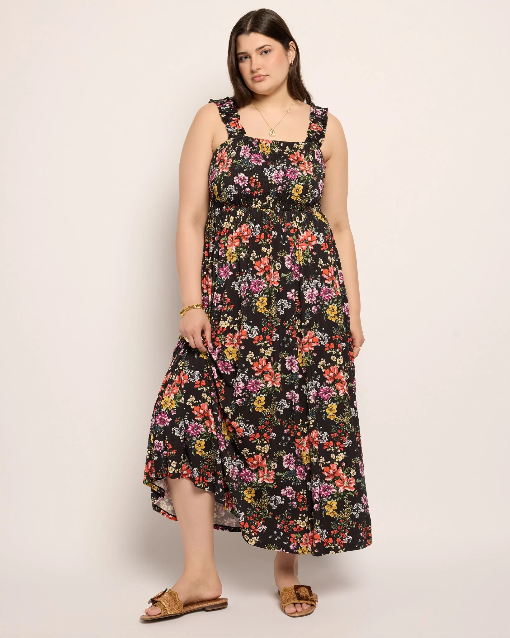 Plus Size Westbreeze Smocked Maxi Dress - Image 14